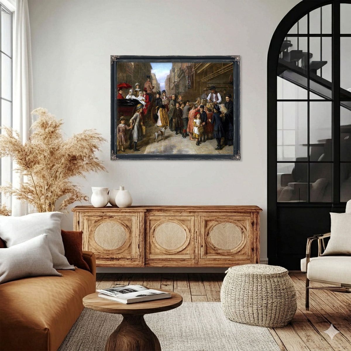 Poverty And Wealth Painting William Powell Frith Canvas Art
