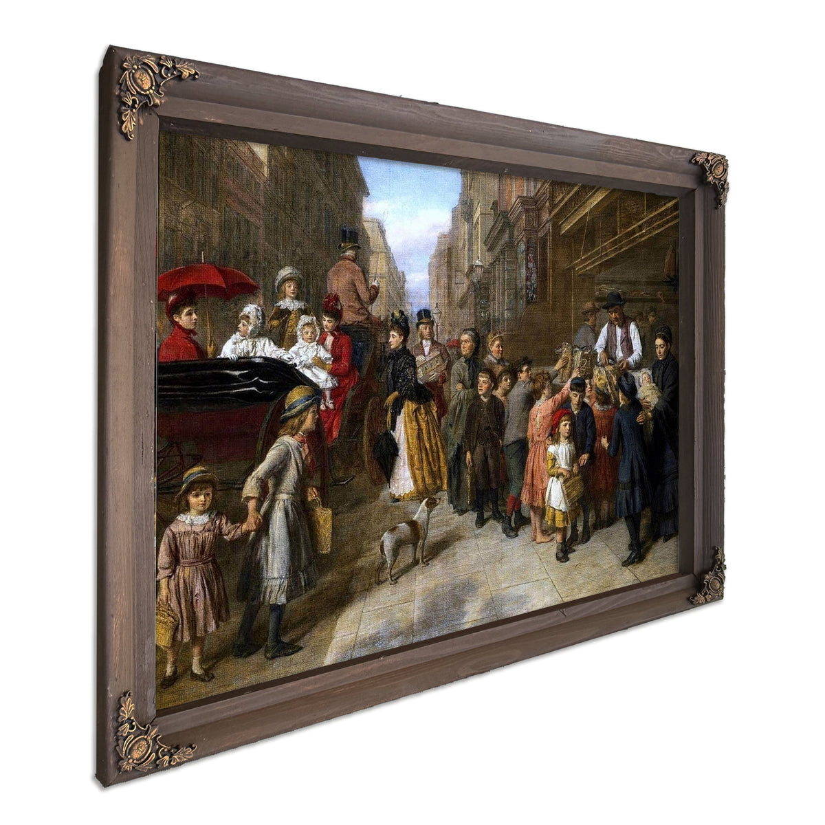 Poverty And Wealth Painting William Powell Frith Canvas Art