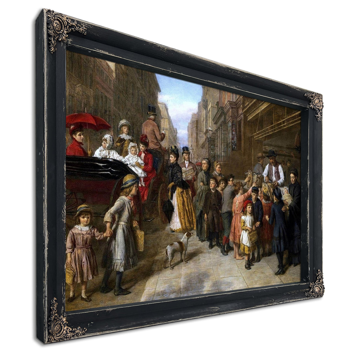 Poverty And Wealth Painting William Powell Frith Canvas Art