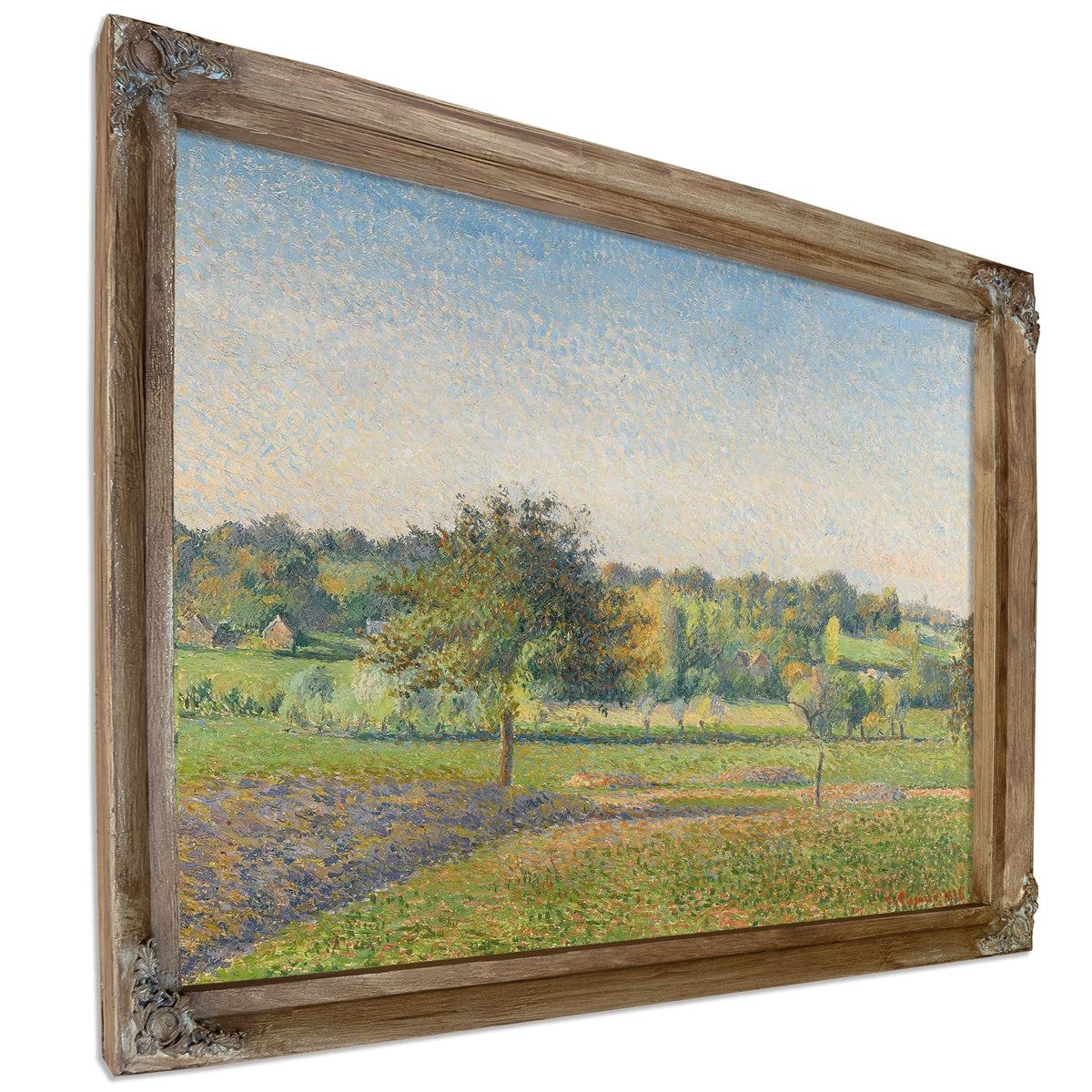 Prairie A Eragny by Camille Pissarro