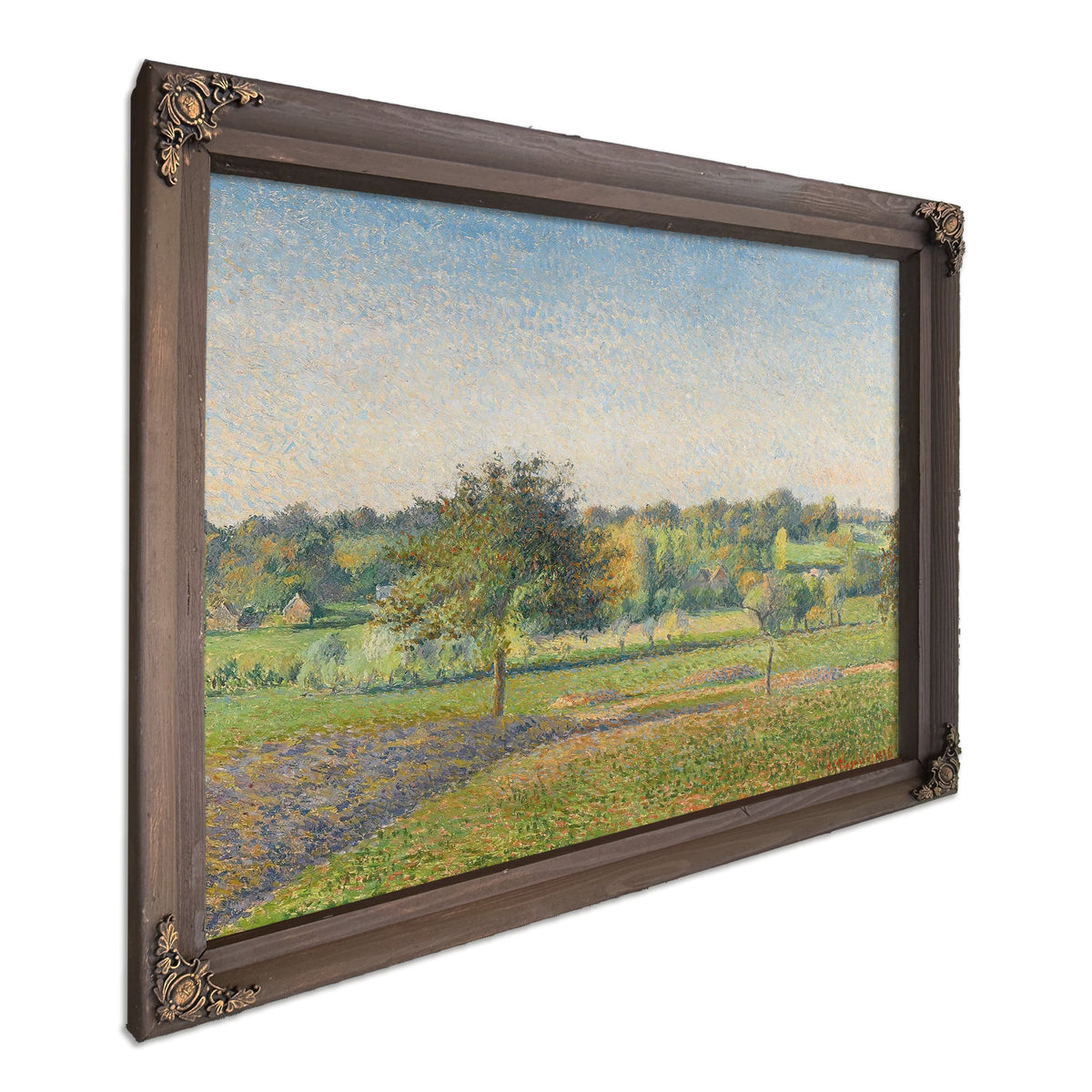 Prairie A Eragny by Camille Pissarro