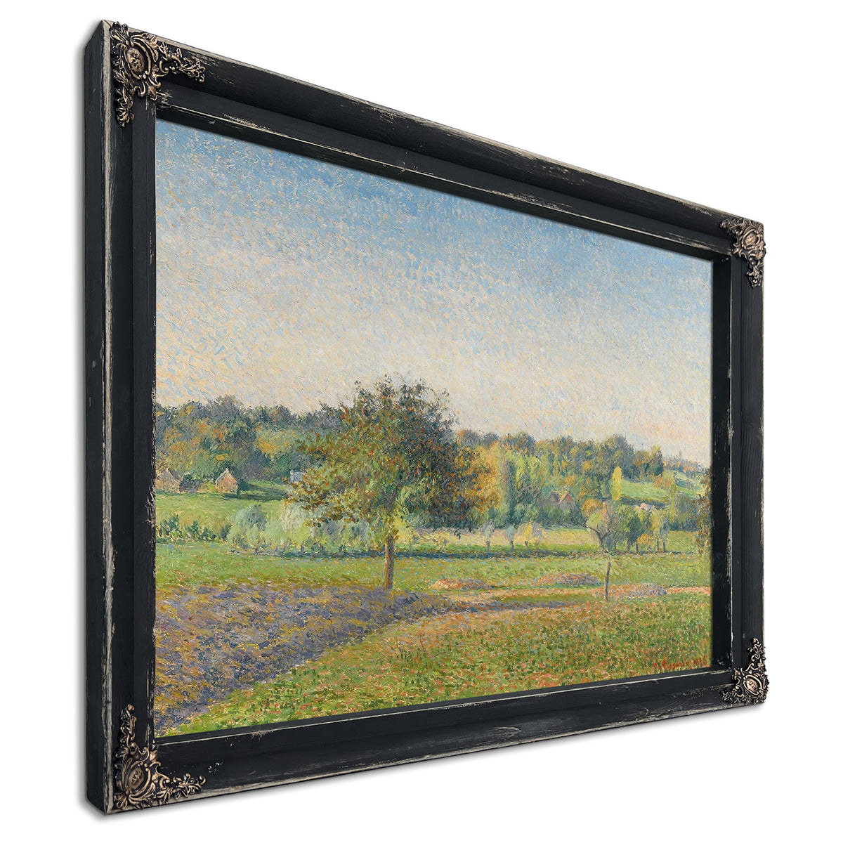 Prairie A Eragny by Camille Pissarro