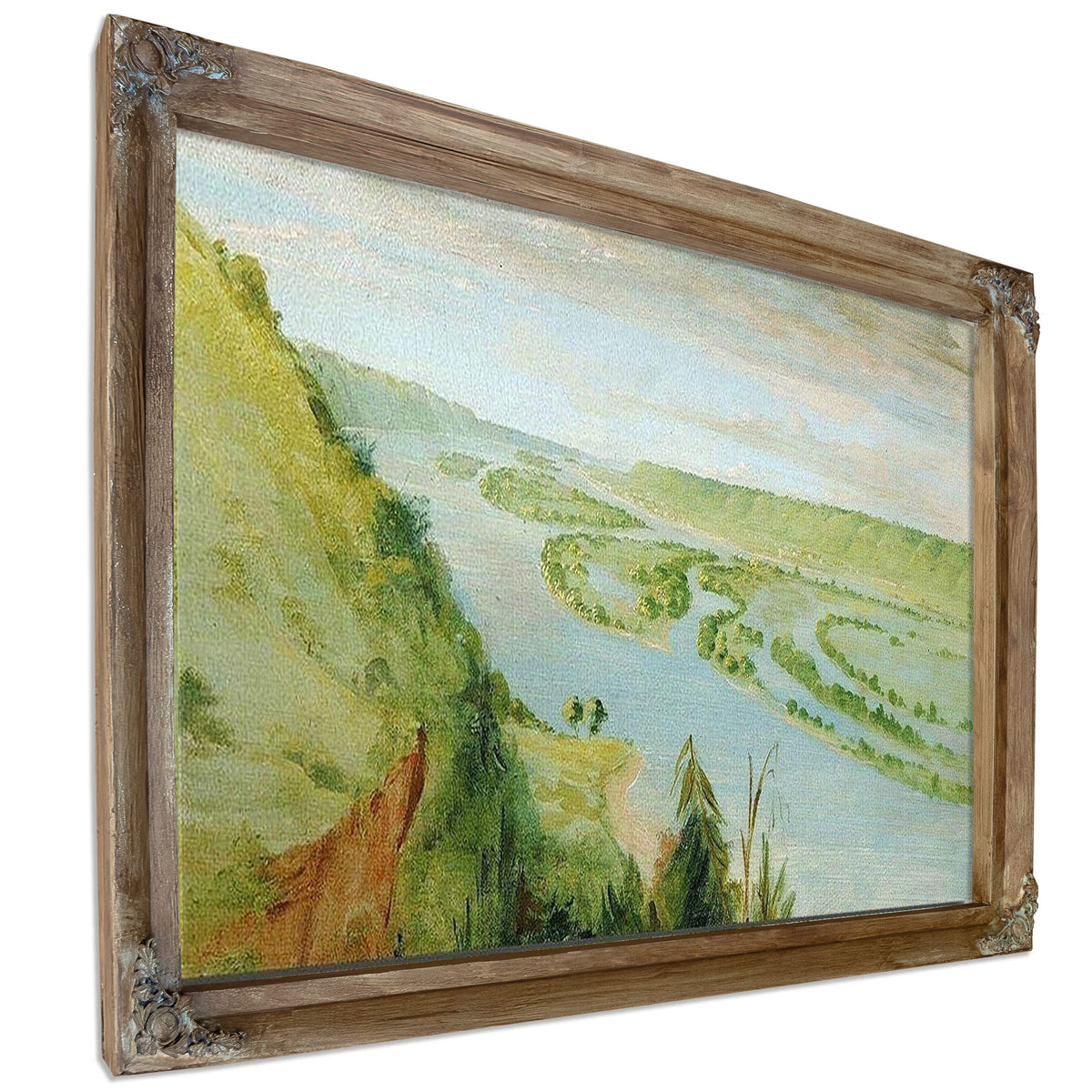 Prairie Du Chien, United States Garrison By George Catlin