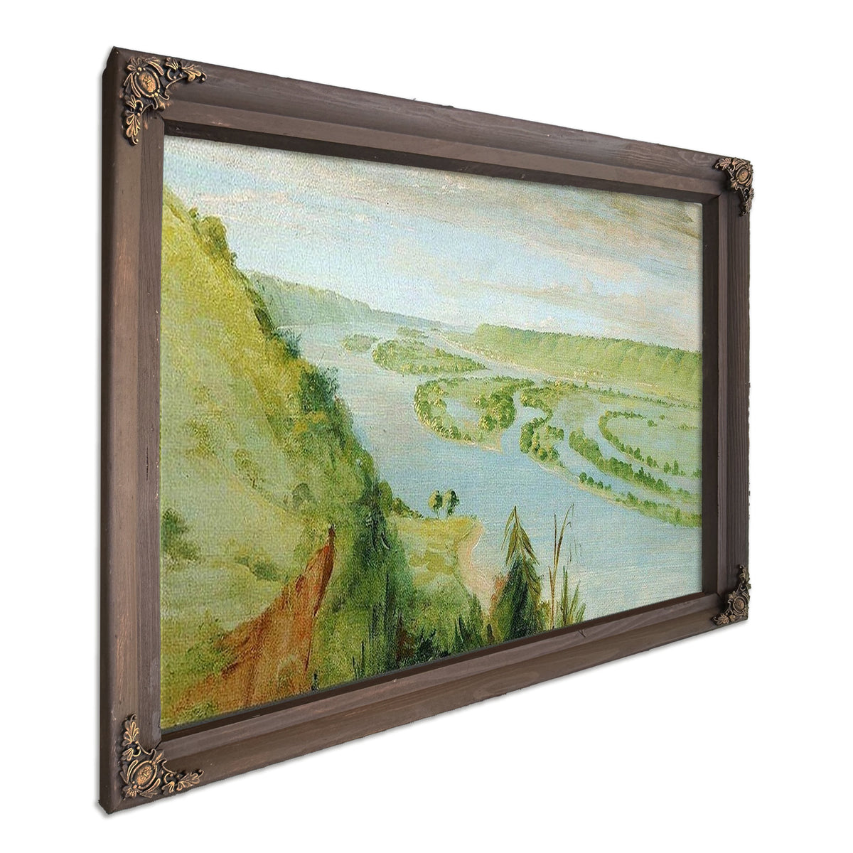 Prairie Du Chien, United States Garrison By George Catlin