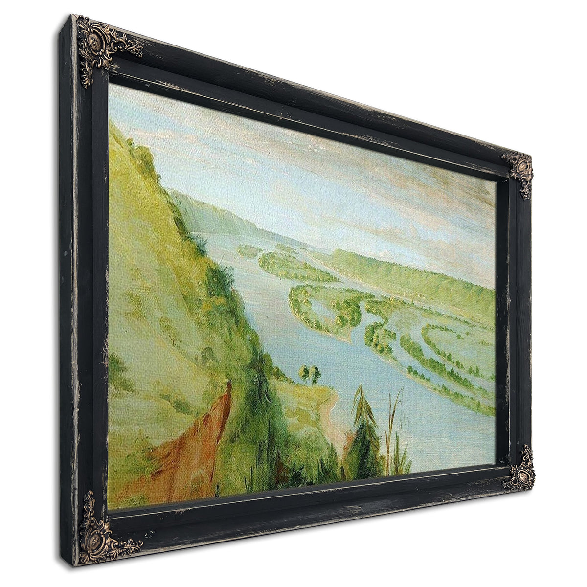 Prairie Du Chien, United States Garrison By George Catlin