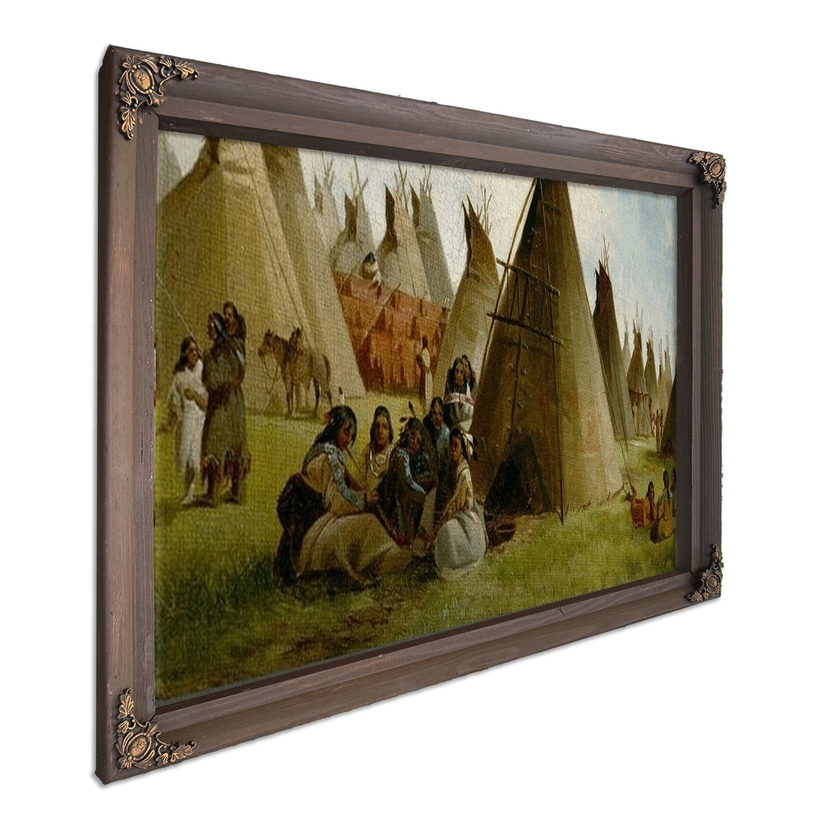 Prairie Indian Encampment By John Mix Stanley