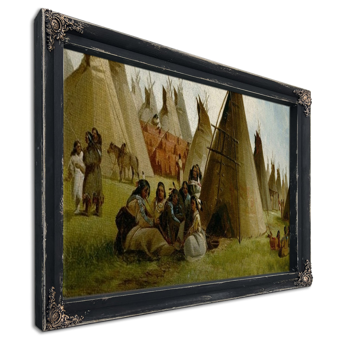 Prairie Indian Encampment By John Mix Stanley