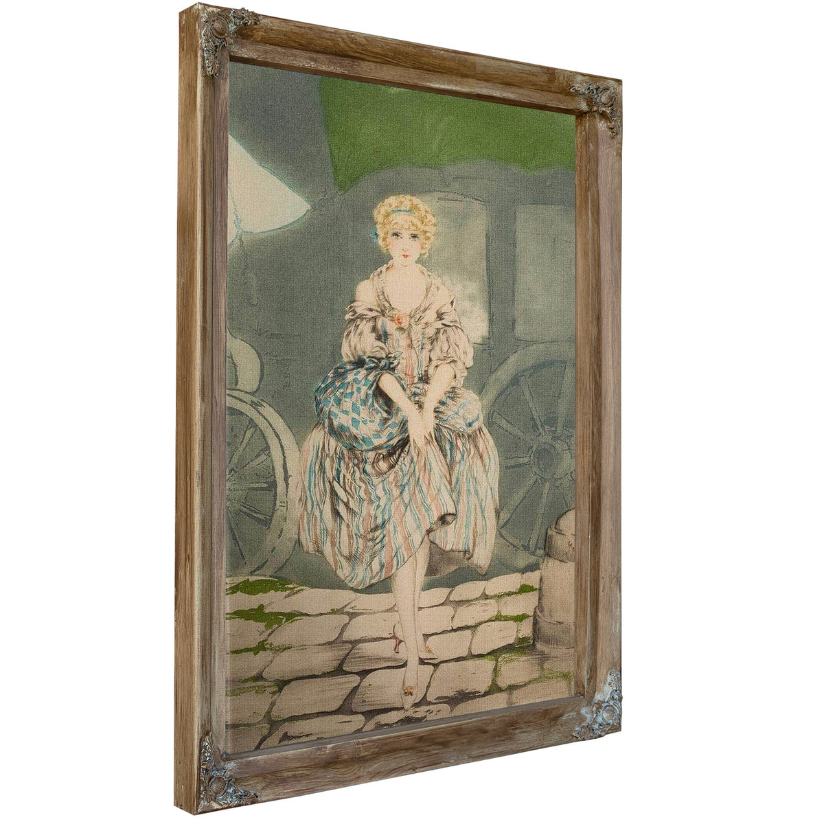 Pretty Lady By Louis Icart