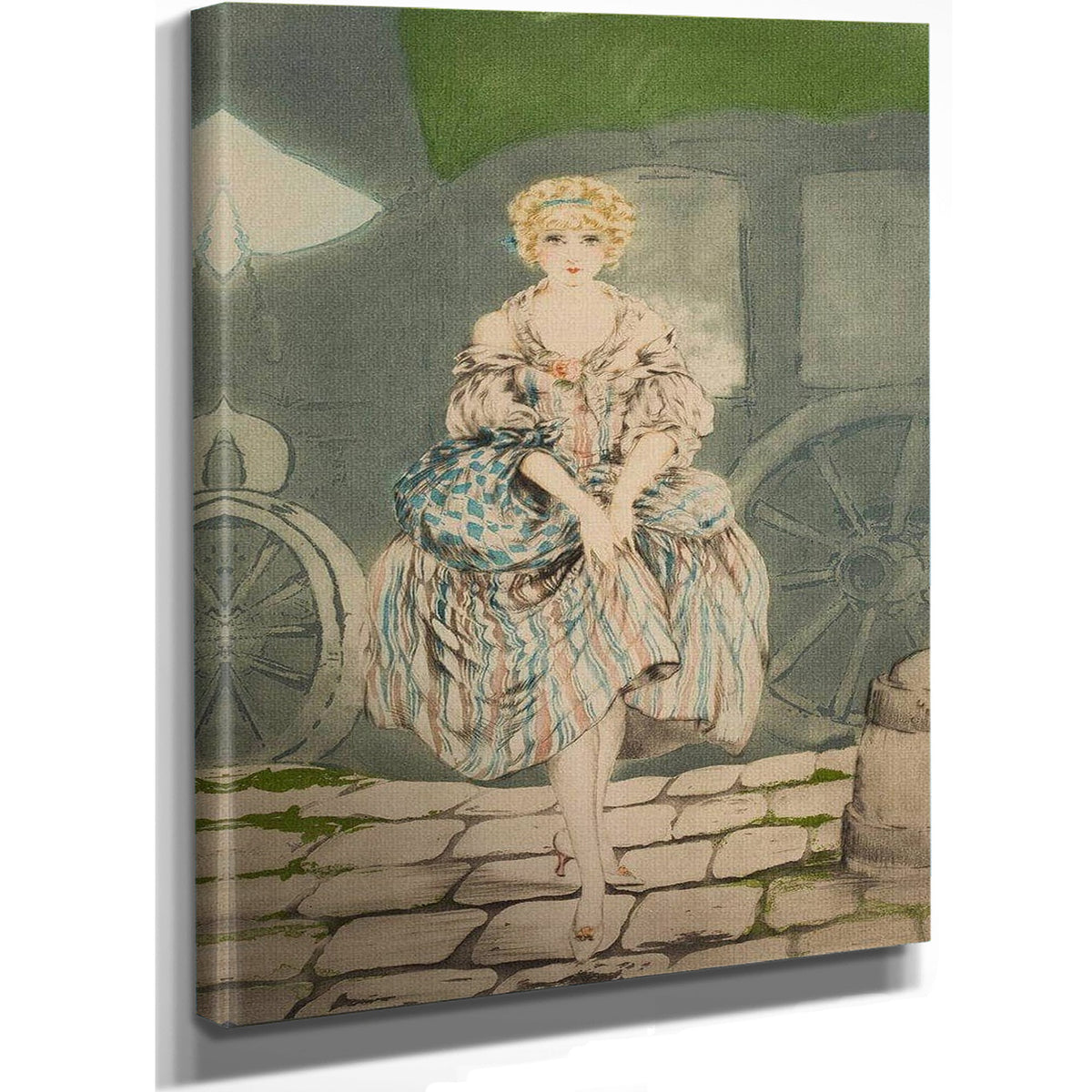 Pretty Lady By Louis Icart