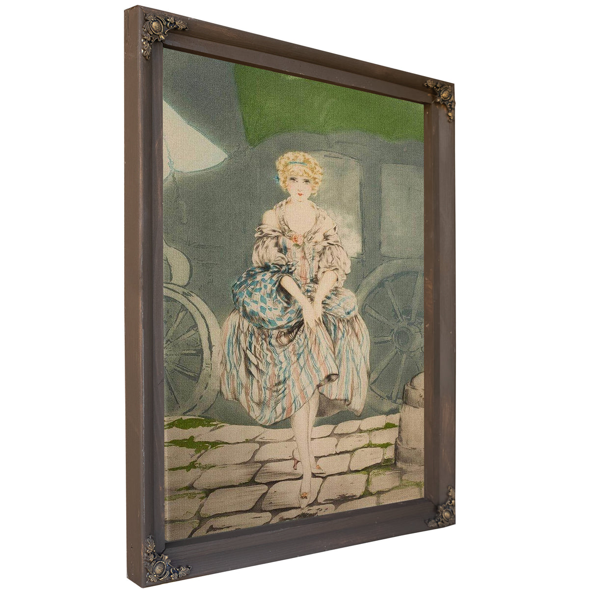 Pretty Lady By Louis Icart