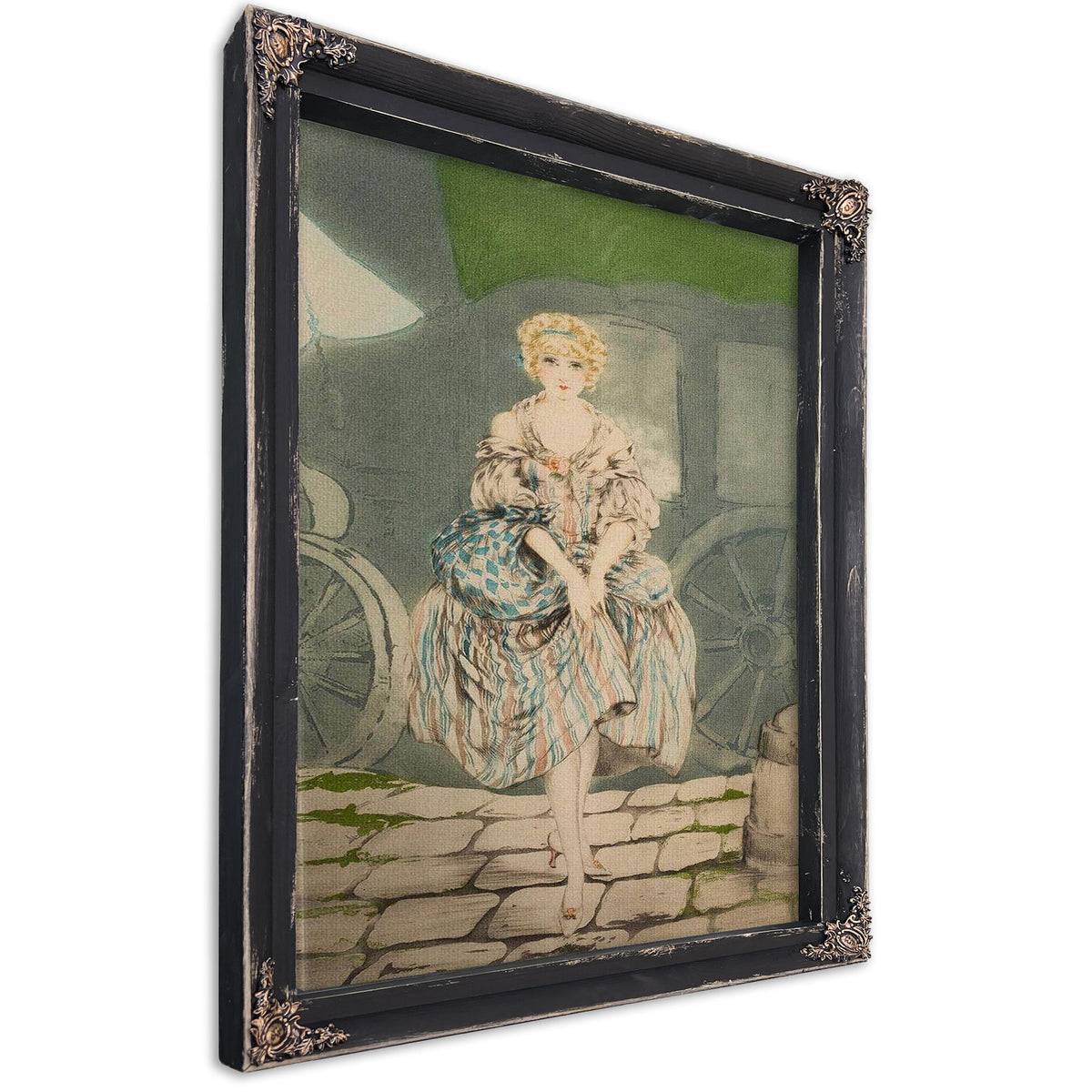 Pretty Lady By Louis Icart