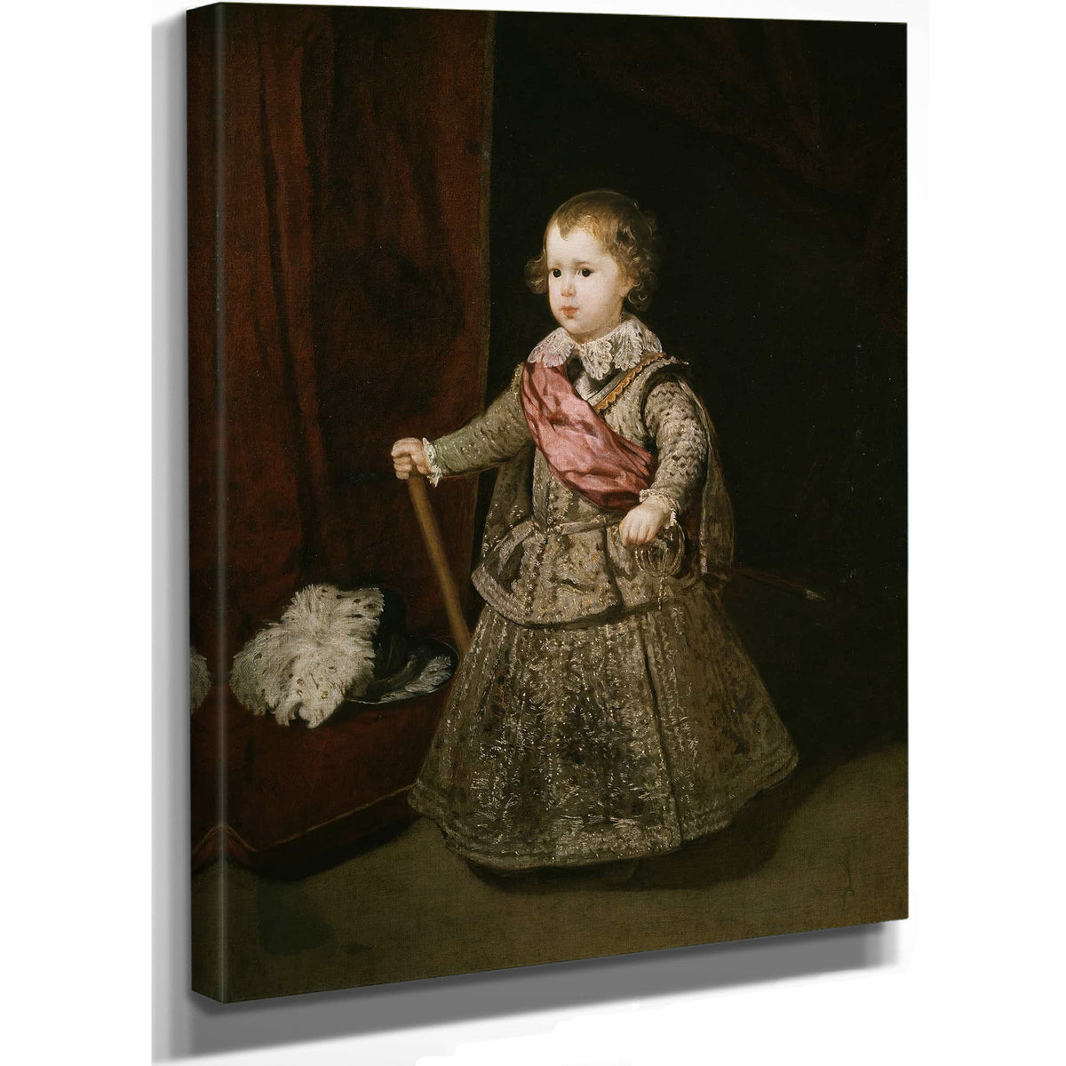 Prince Baltasar Carlos In Silver by Diego Velazquez