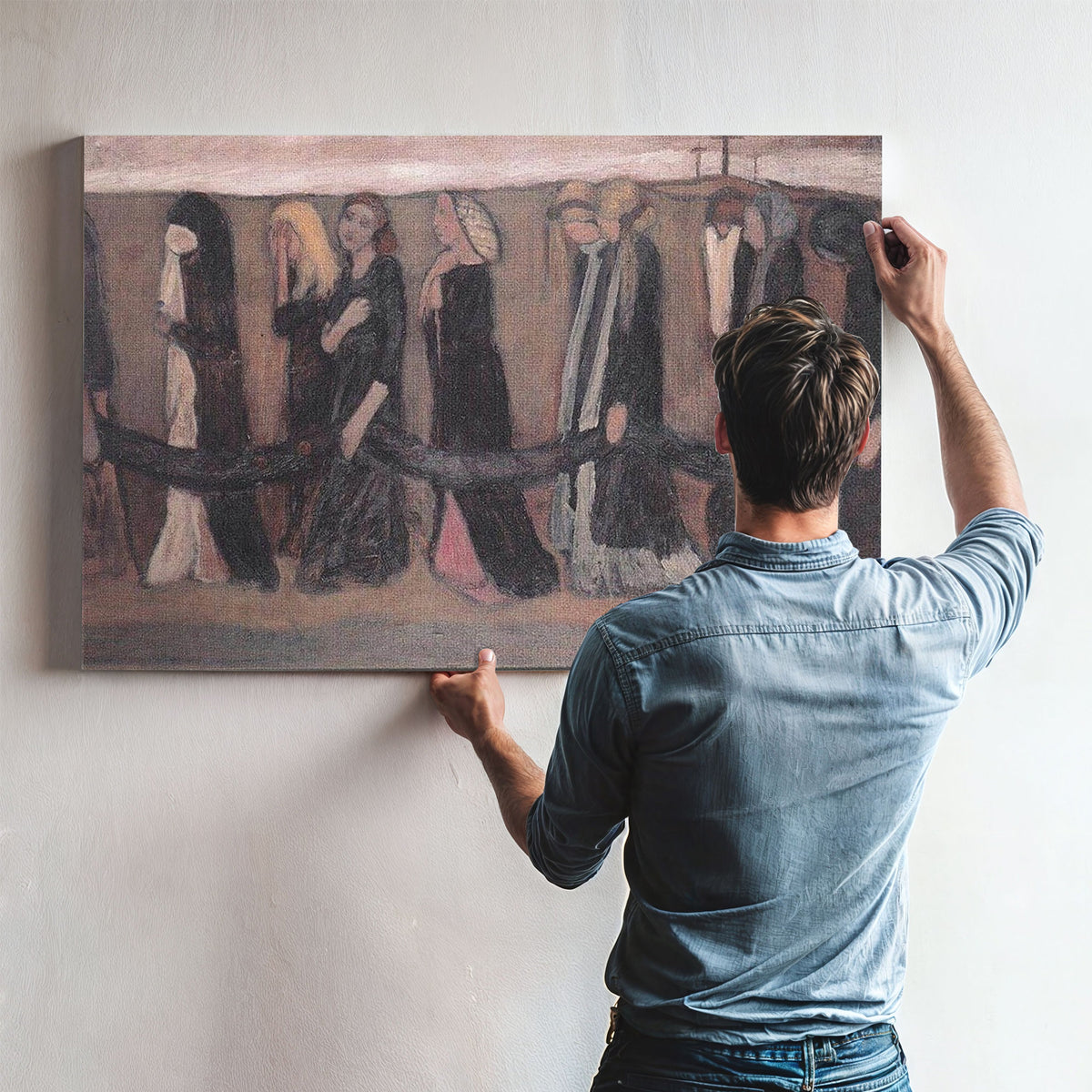Procession Of Wailing Women 2 By Paula Modersohn Becker