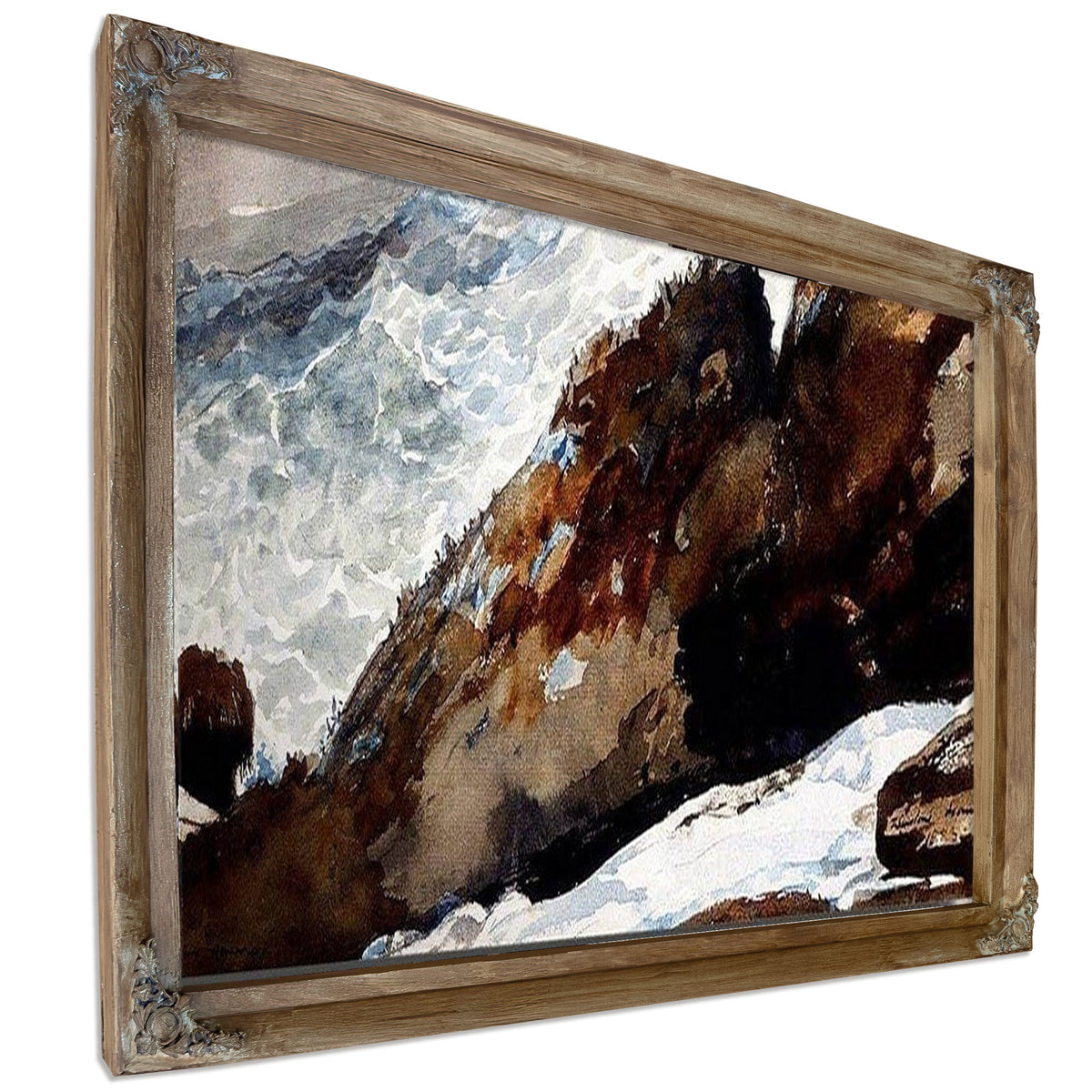 Prout's Neck Rocky Shore By Winslow Homer