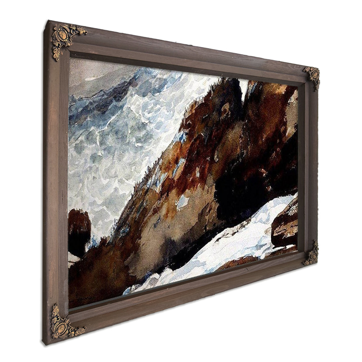 Prout's Neck Rocky Shore By Winslow Homer