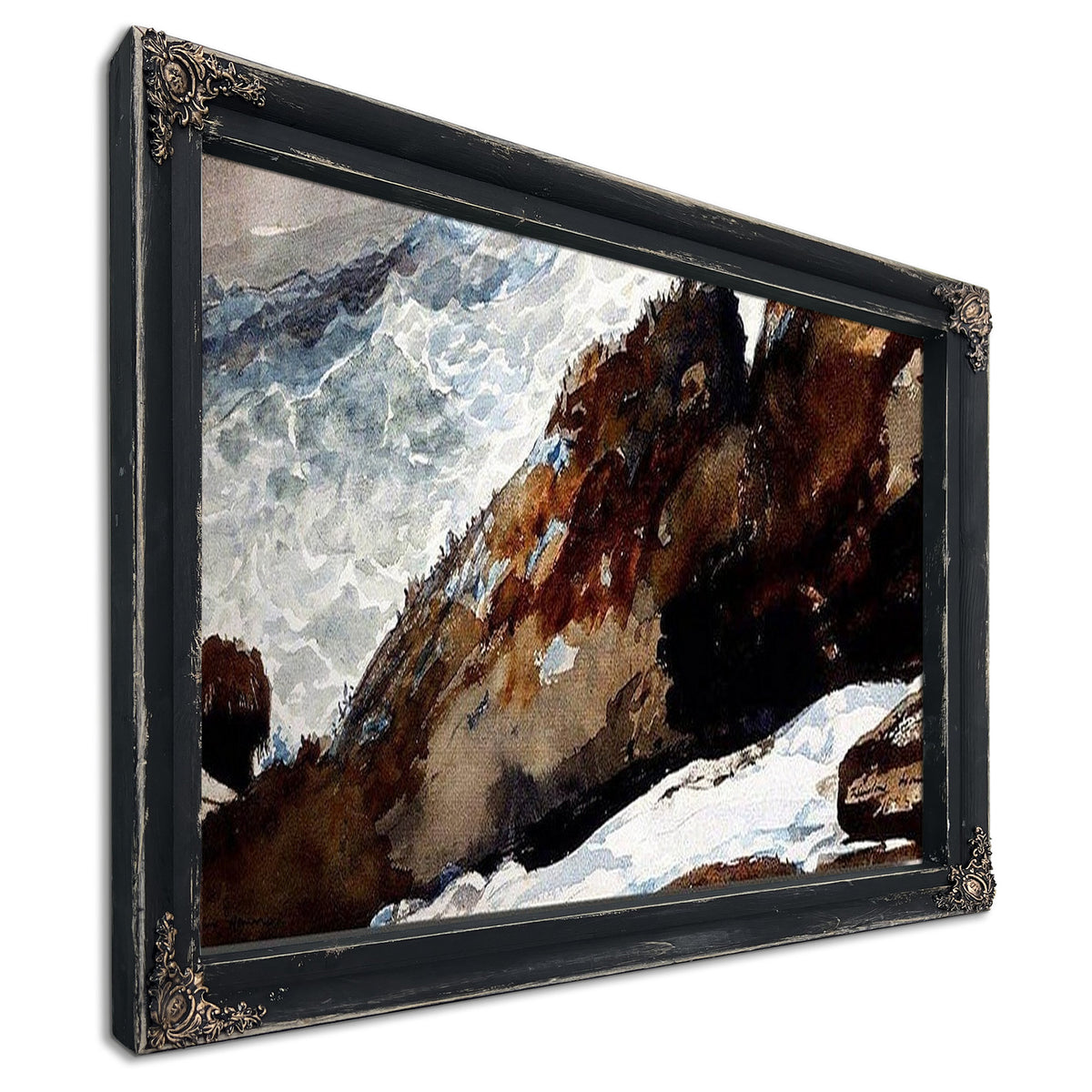 Prout's Neck Rocky Shore By Winslow Homer