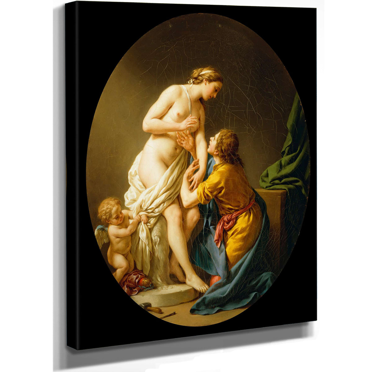 Pygmalion And Galatea by Louis Jean Francois Lagrenee