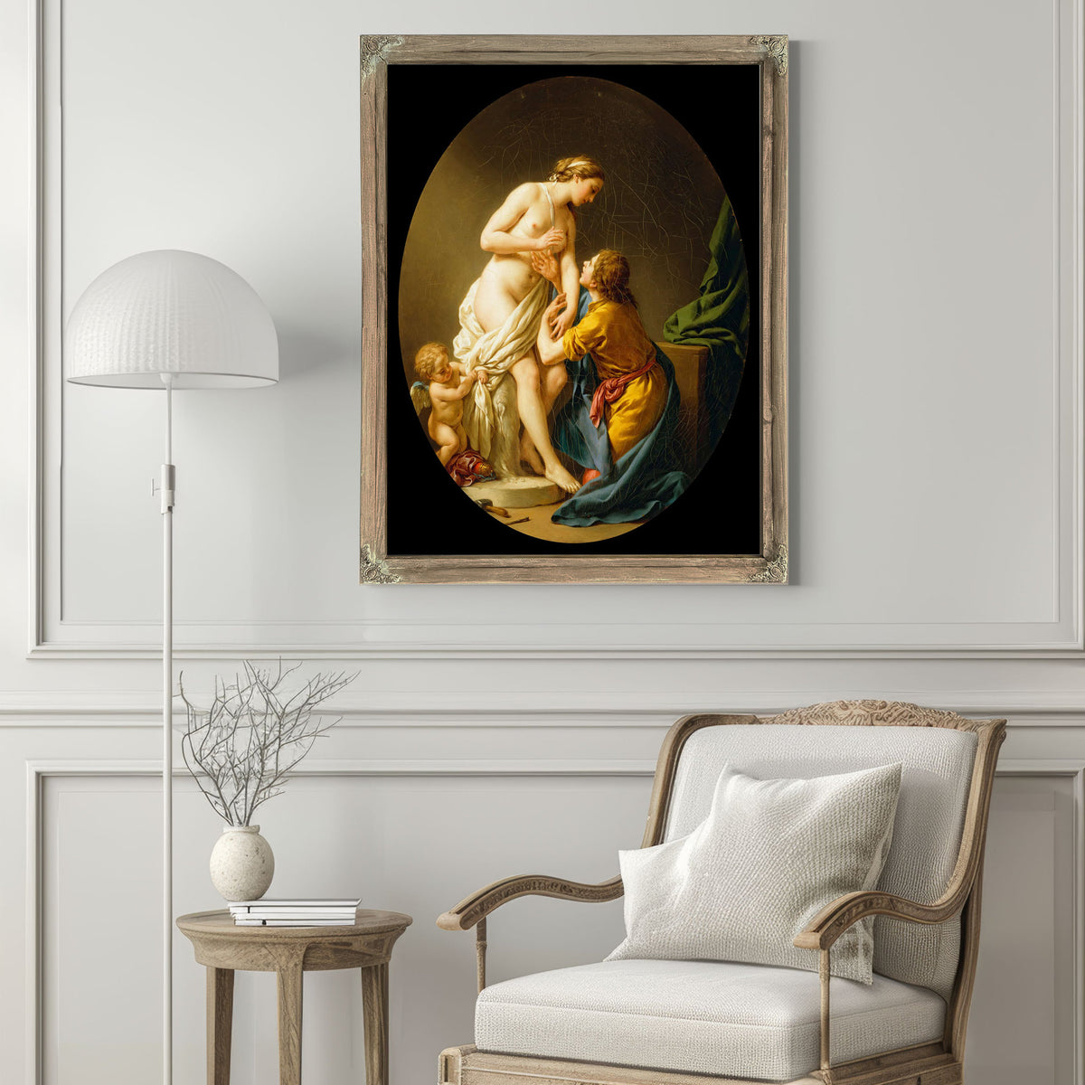 Pygmalion And Galatea by Louis Jean Francois Lagrenee