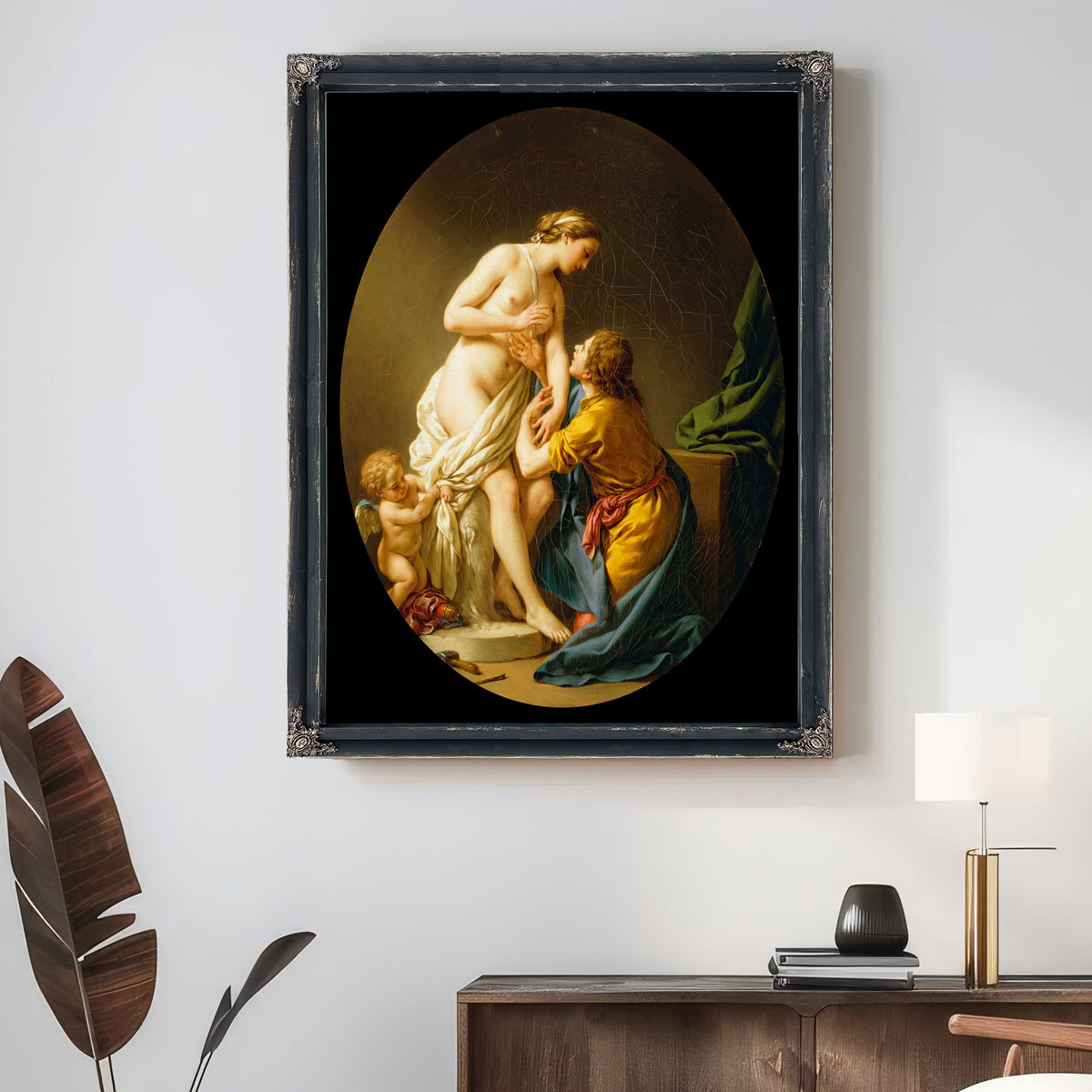 Pygmalion And Galatea by Louis Jean Francois Lagrenee