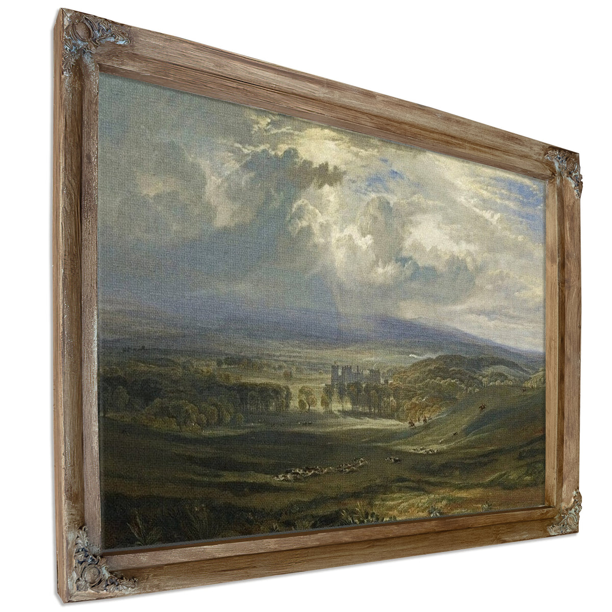 Raby Castle The Seat Of The Earl Of Darlington 1817 By Joseph Mallord William Turner