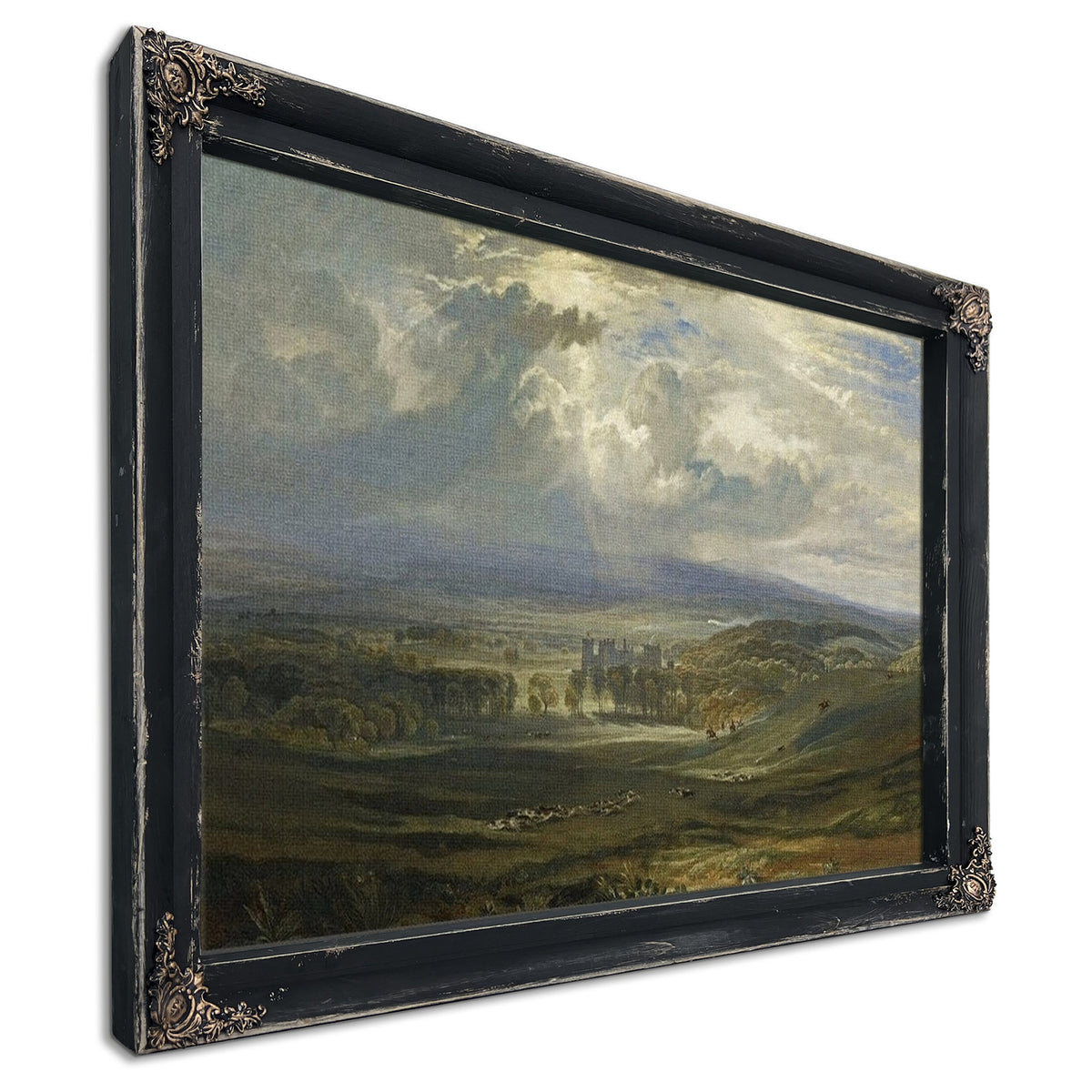 Raby Castle The Seat Of The Earl Of Darlington 1817 By Joseph Mallord William Turner