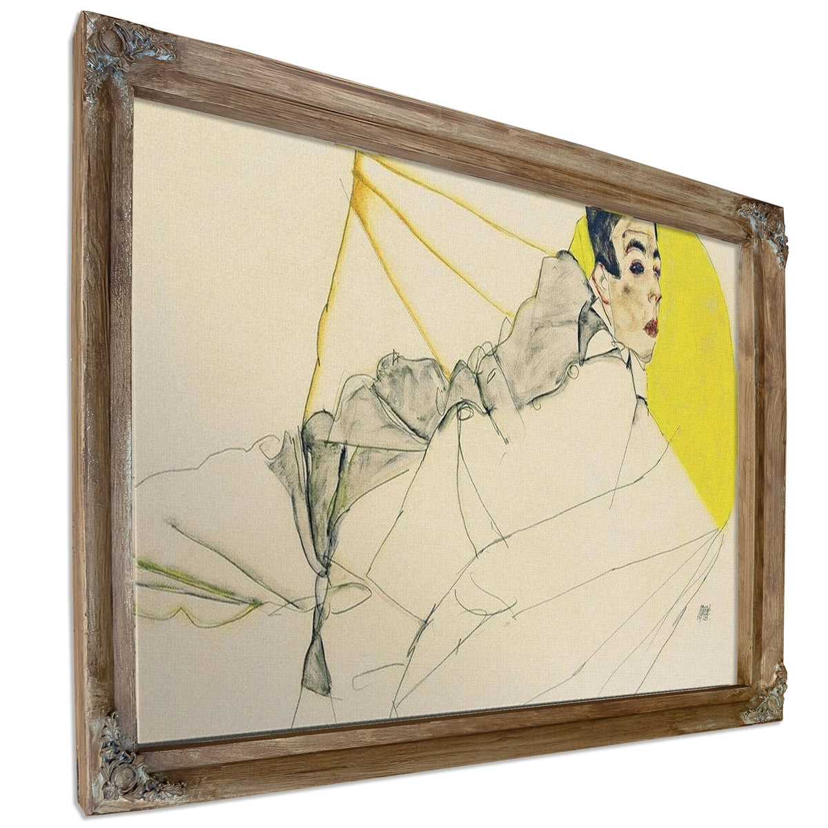 Reclining Boy (Erich Lederer) By Egon Schiele