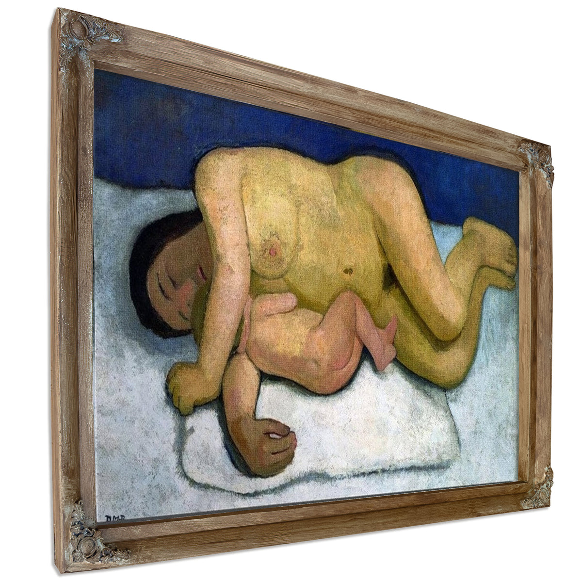 Reclining Mother And Child 2 1906 By Paula Modersohn Becker