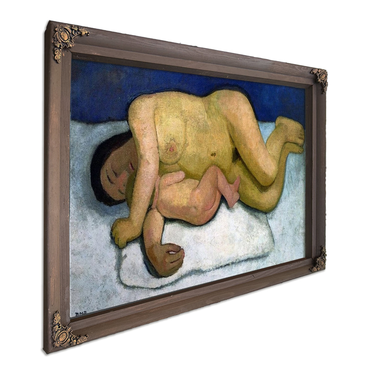 Reclining Mother And Child 2 1906 By Paula Modersohn Becker