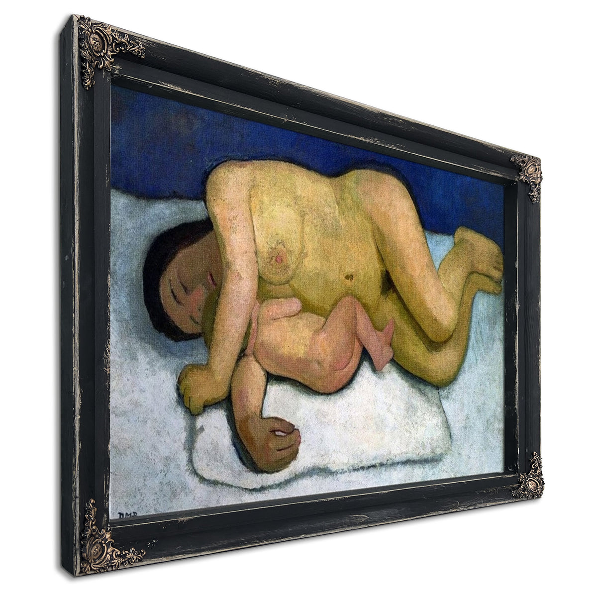 Reclining Mother And Child 2 1906 By Paula Modersohn Becker