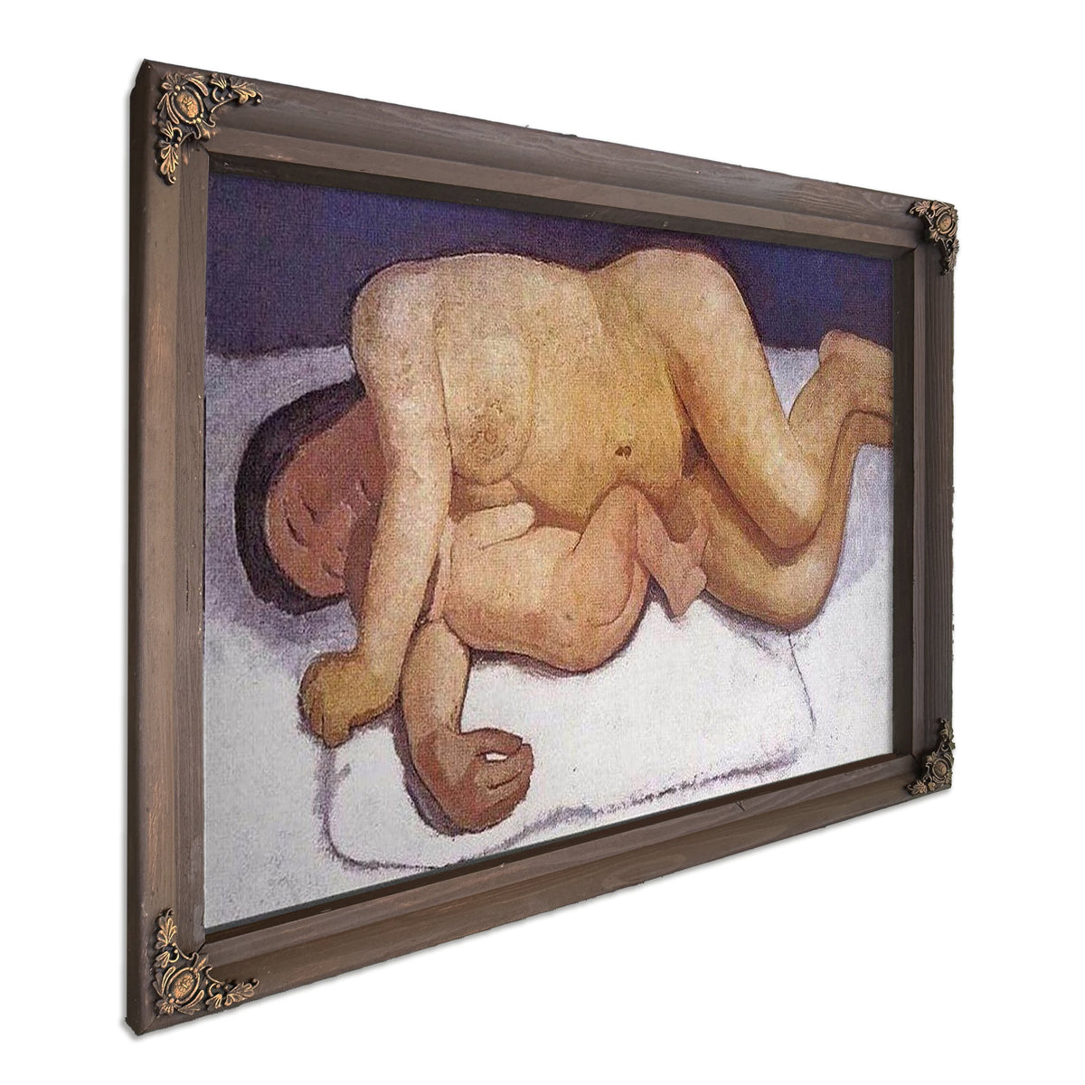 Reclining Mother And Child By Paula Modersohn Becker