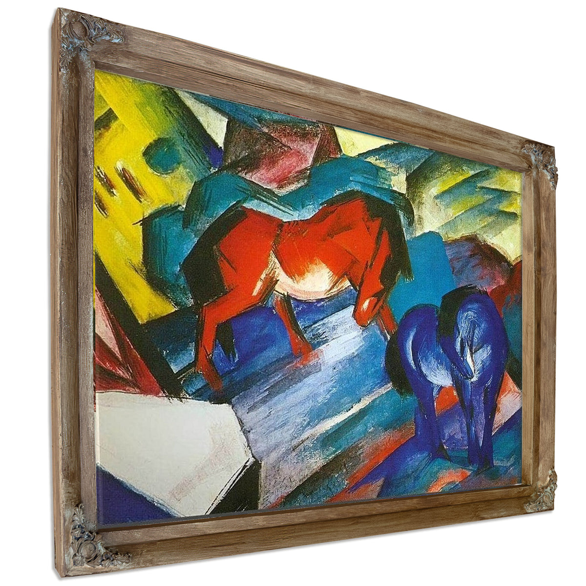 Red And Blue Horse By Franz Marc