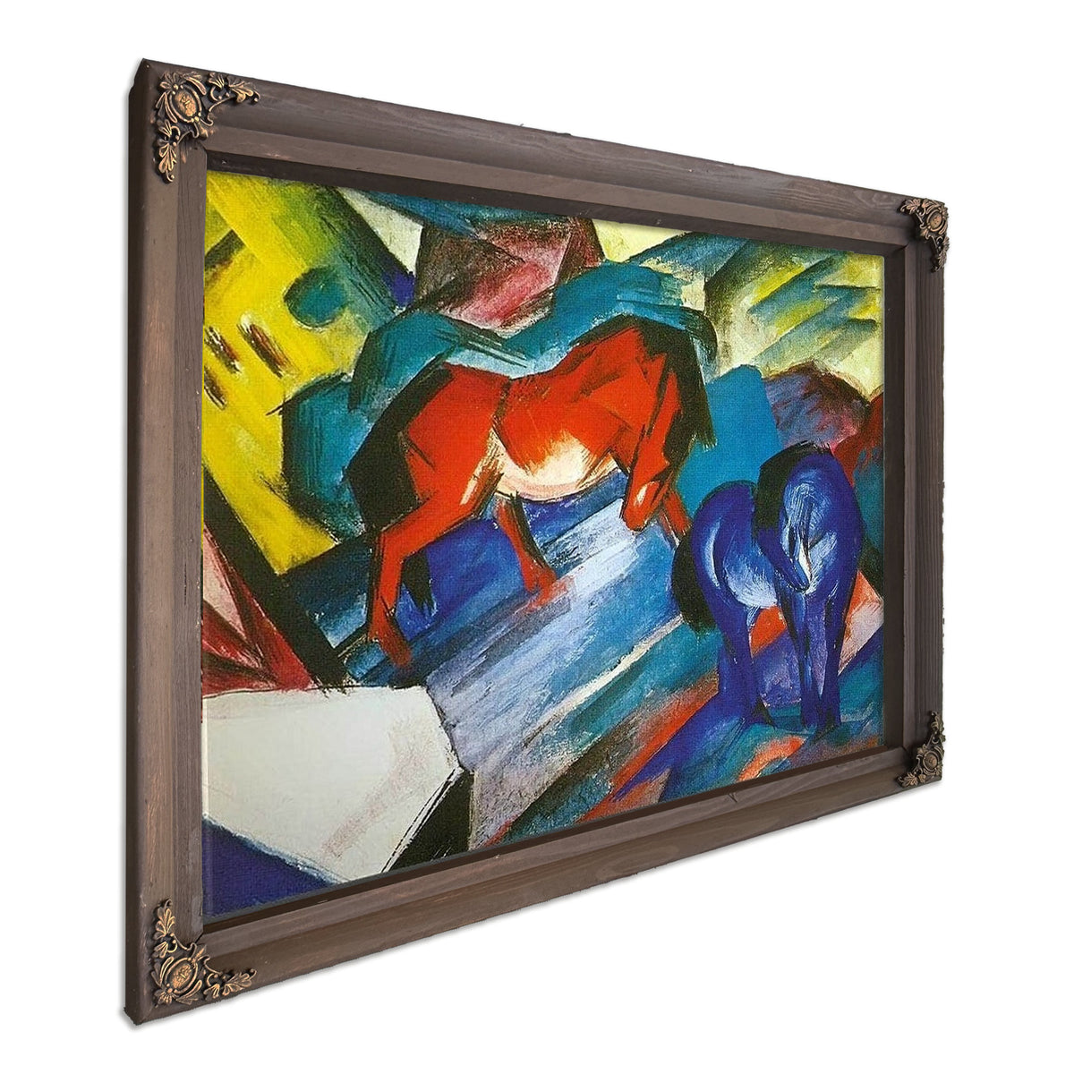 Red And Blue Horse By Franz Marc