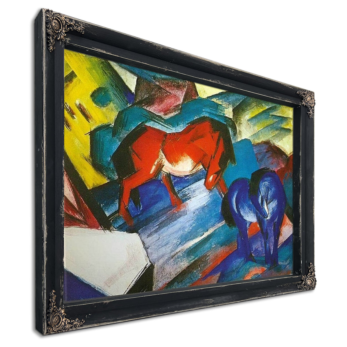Red And Blue Horse By Franz Marc