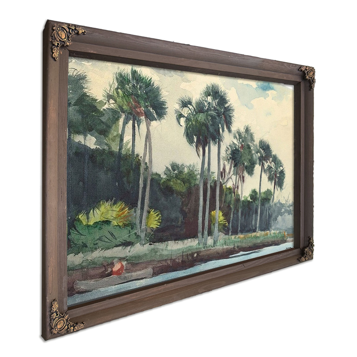 Red Shirt, Homosassa, Florida By Winslow Homer