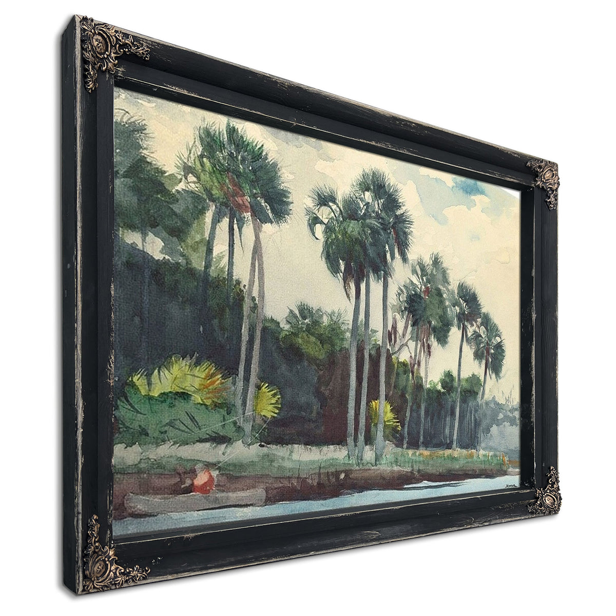 Red Shirt, Homosassa, Florida By Winslow Homer