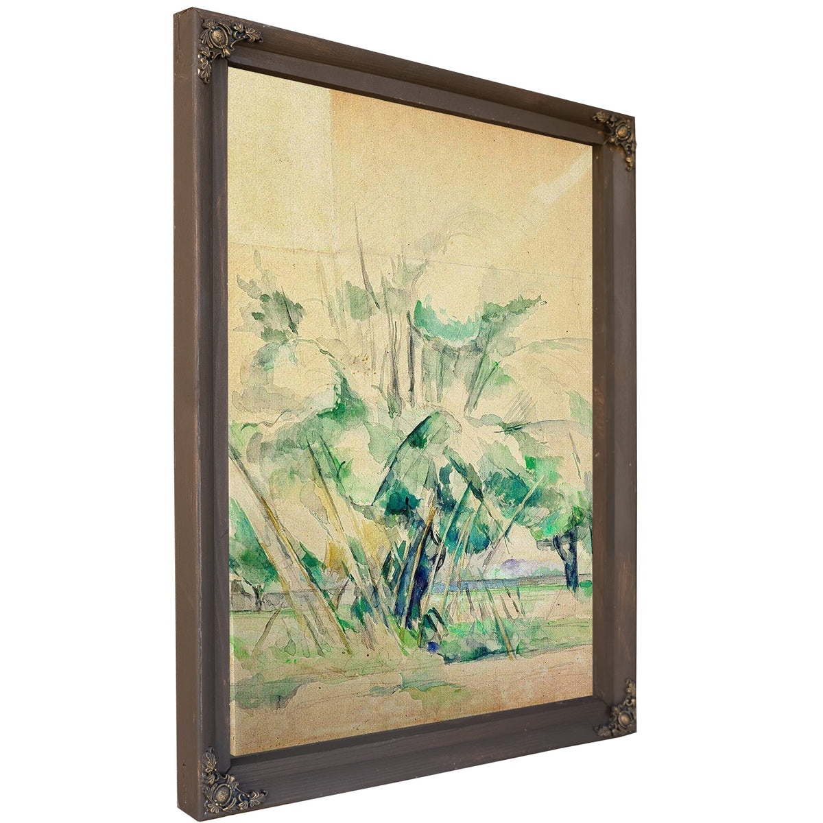 Reeds At Jas De Bouffan By Paul Cezanne
