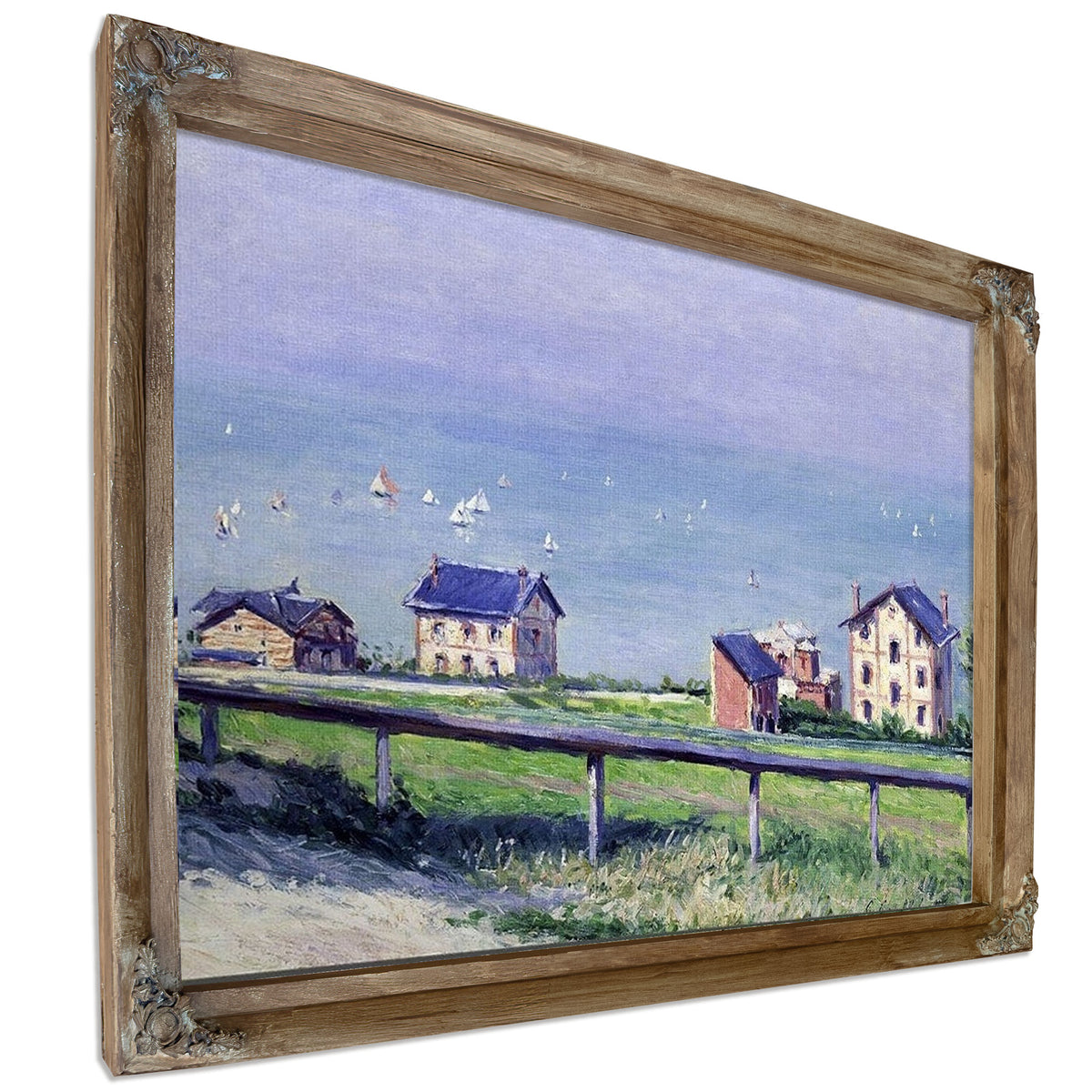 Regatta At Trouville By Gustave Caillebotte