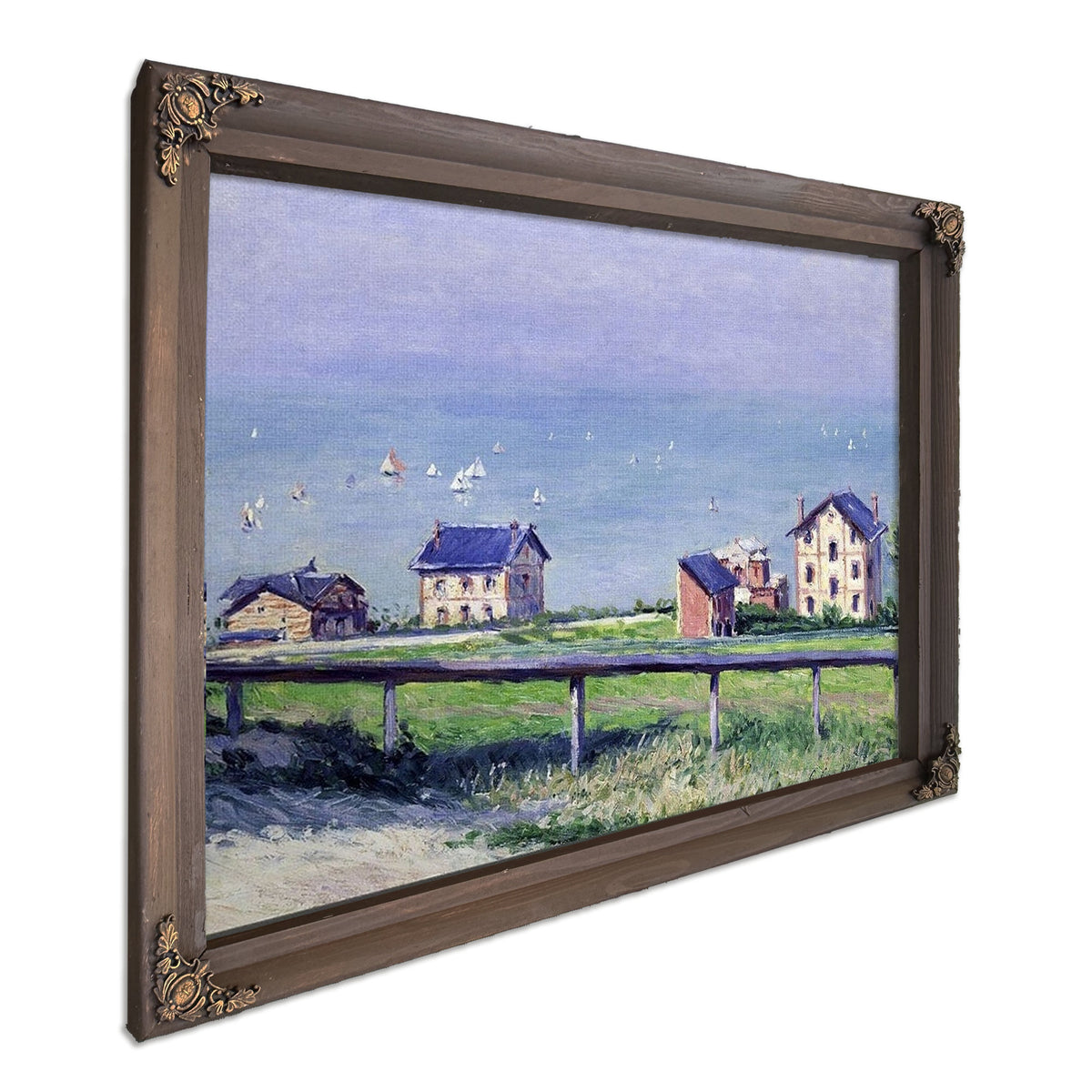 Regatta At Trouville By Gustave Caillebotte