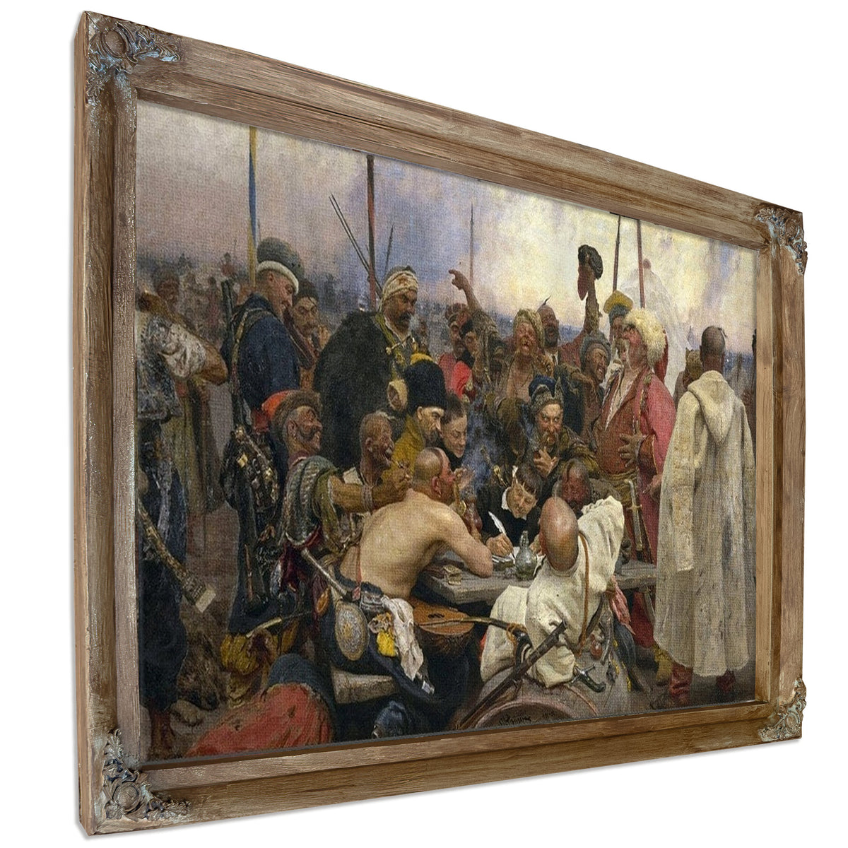 Reply Of The Zaporozhian Cossacks 1891 By Ilya Repin