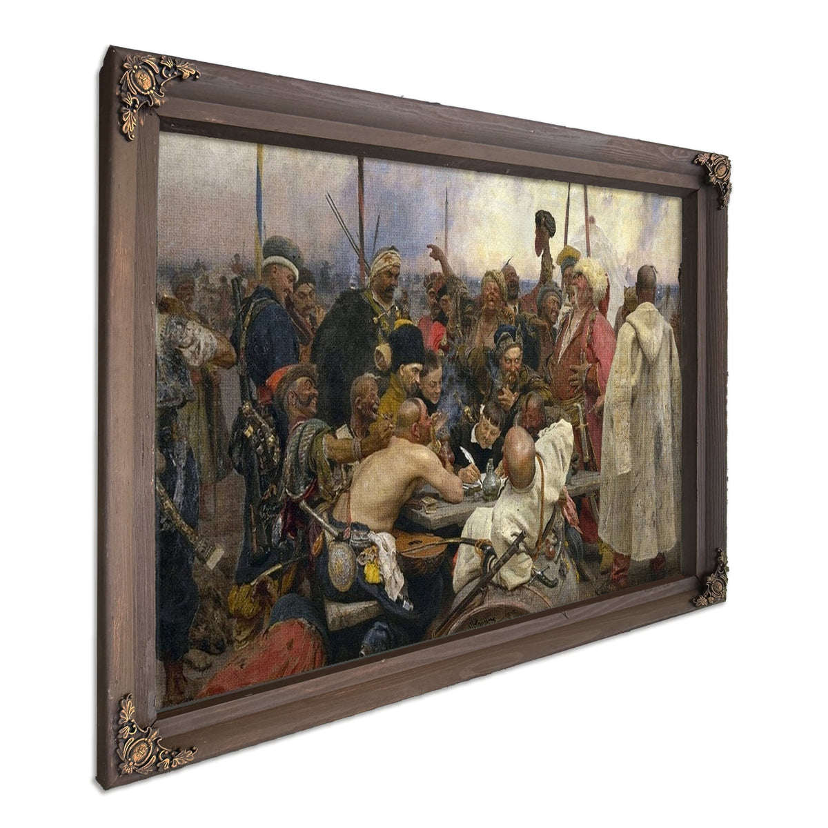 Reply Of The Zaporozhian Cossacks 1891 By Ilya Repin