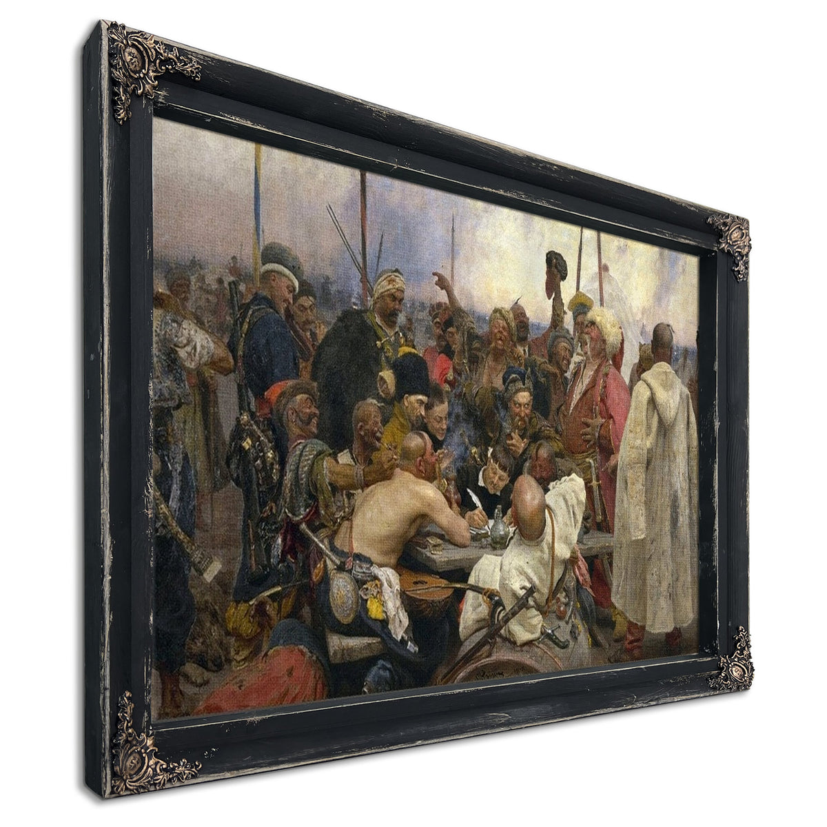 Reply Of The Zaporozhian Cossacks 1891 By Ilya Repin