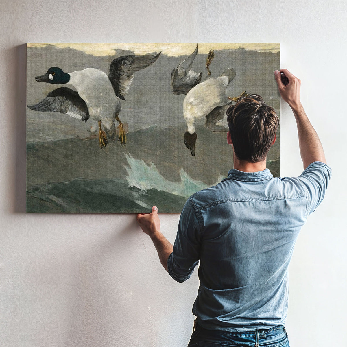 Right And Left By Winslow Homer