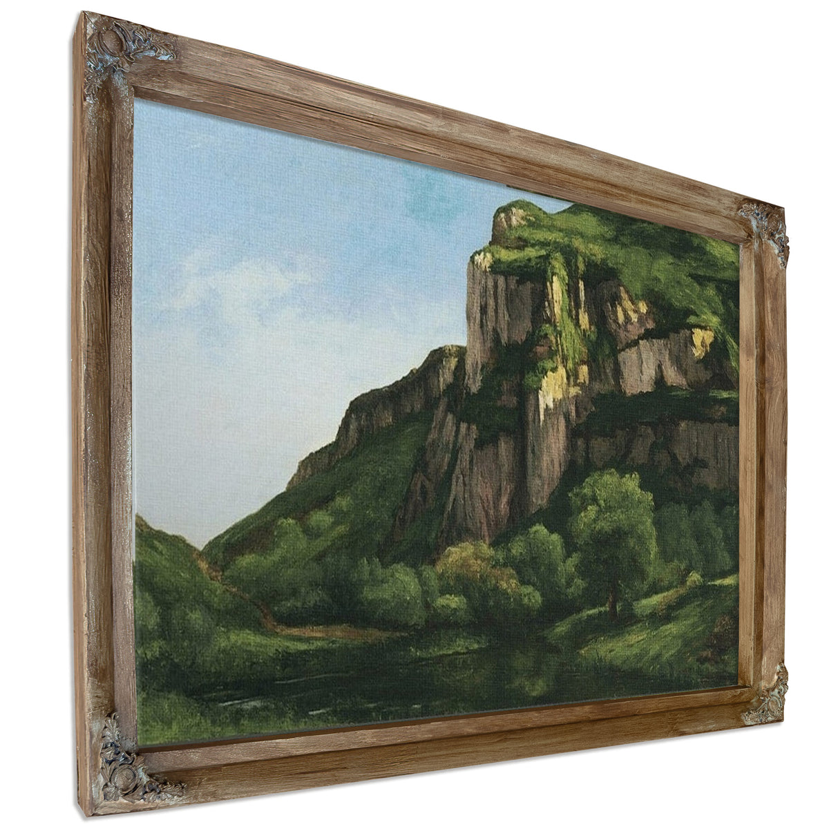 Rocks At Mouthier By Jean Desire Gustave Courbet