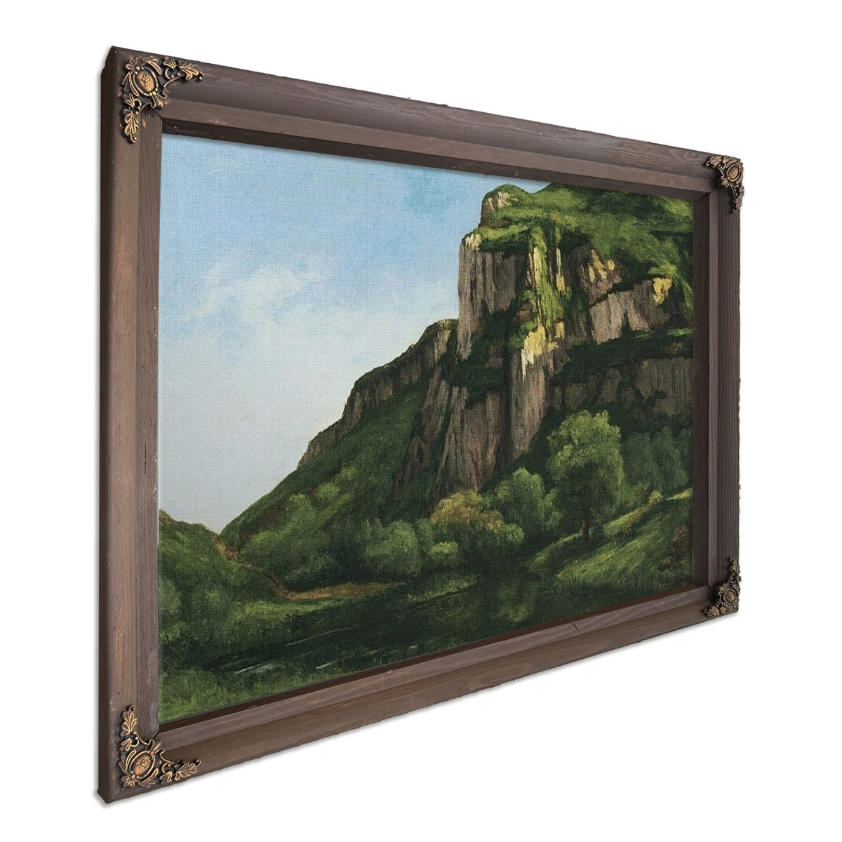 Rocks At Mouthier By Jean Desire Gustave Courbet