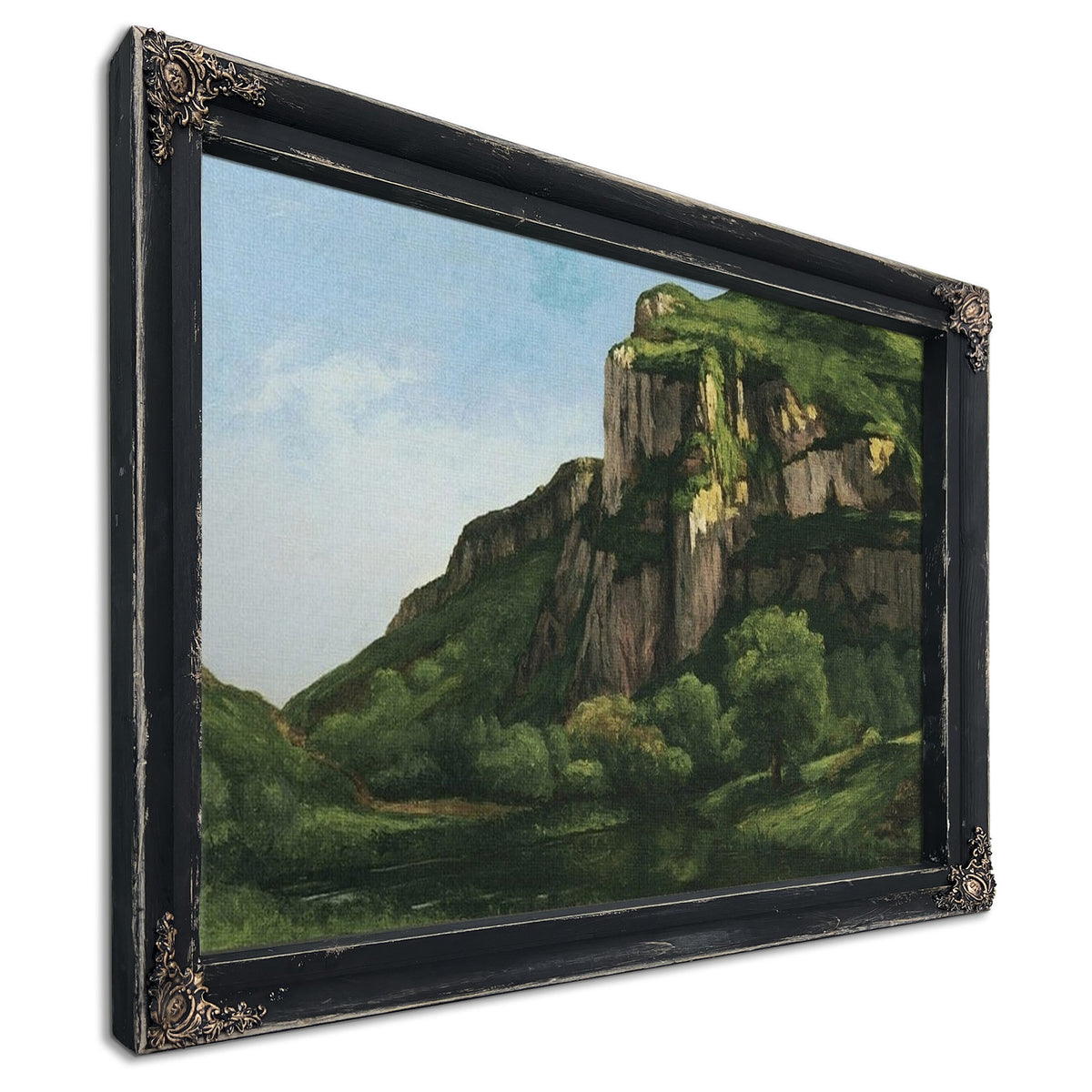Rocks At Mouthier By Jean Desire Gustave Courbet