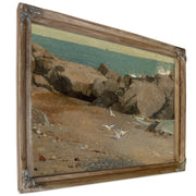 Rocky Coast And Gulls 1869 By Winslow Homer