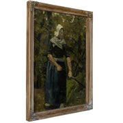 A Peasant Woman a Stick By Roland Holst