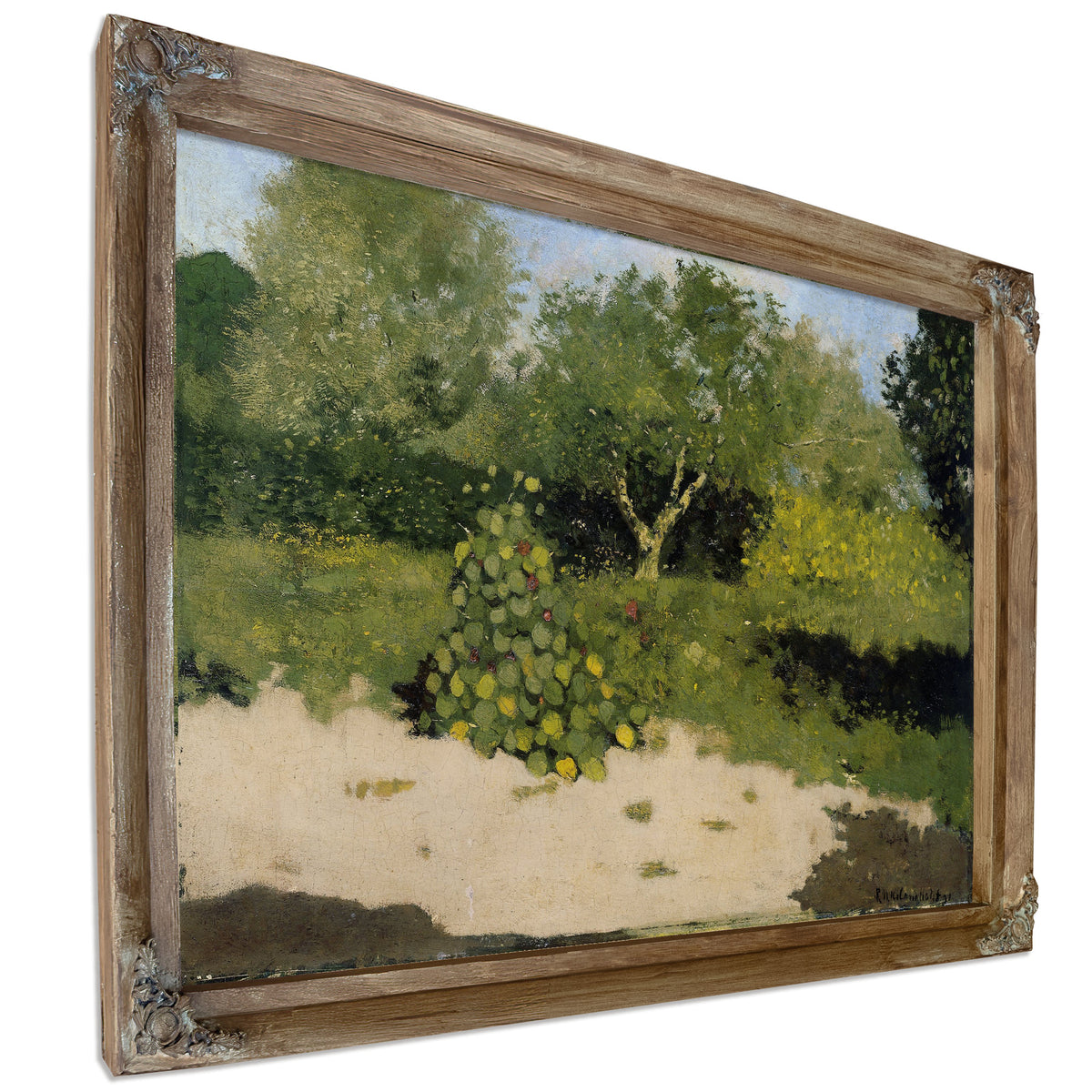 Corner a Garden Nasturtiums By Roland Holst