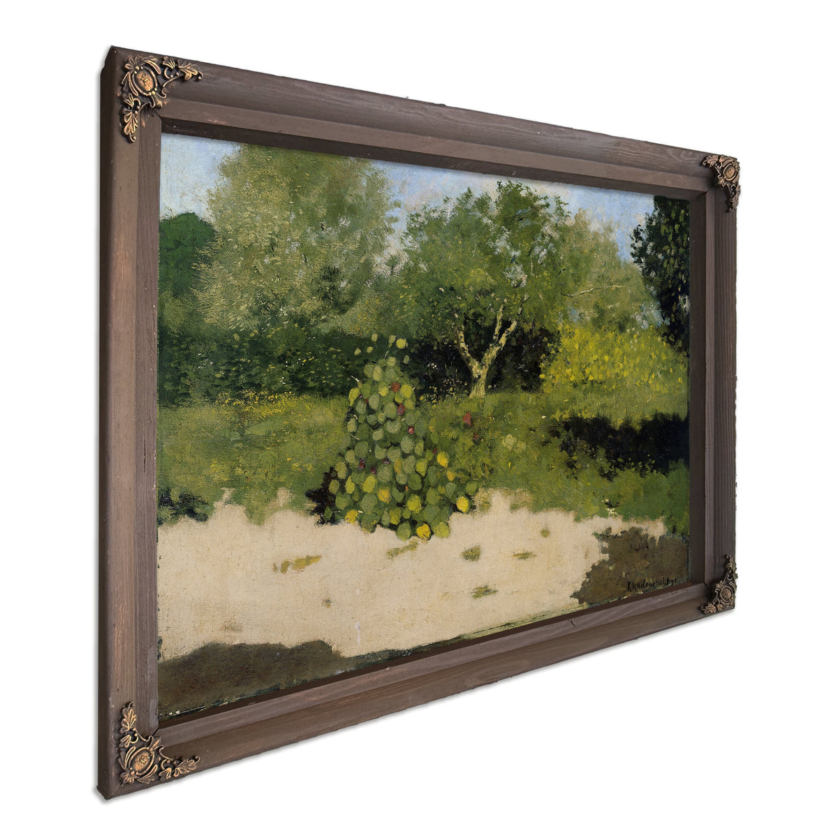 Corner a Garden Nasturtiums By Roland Holst