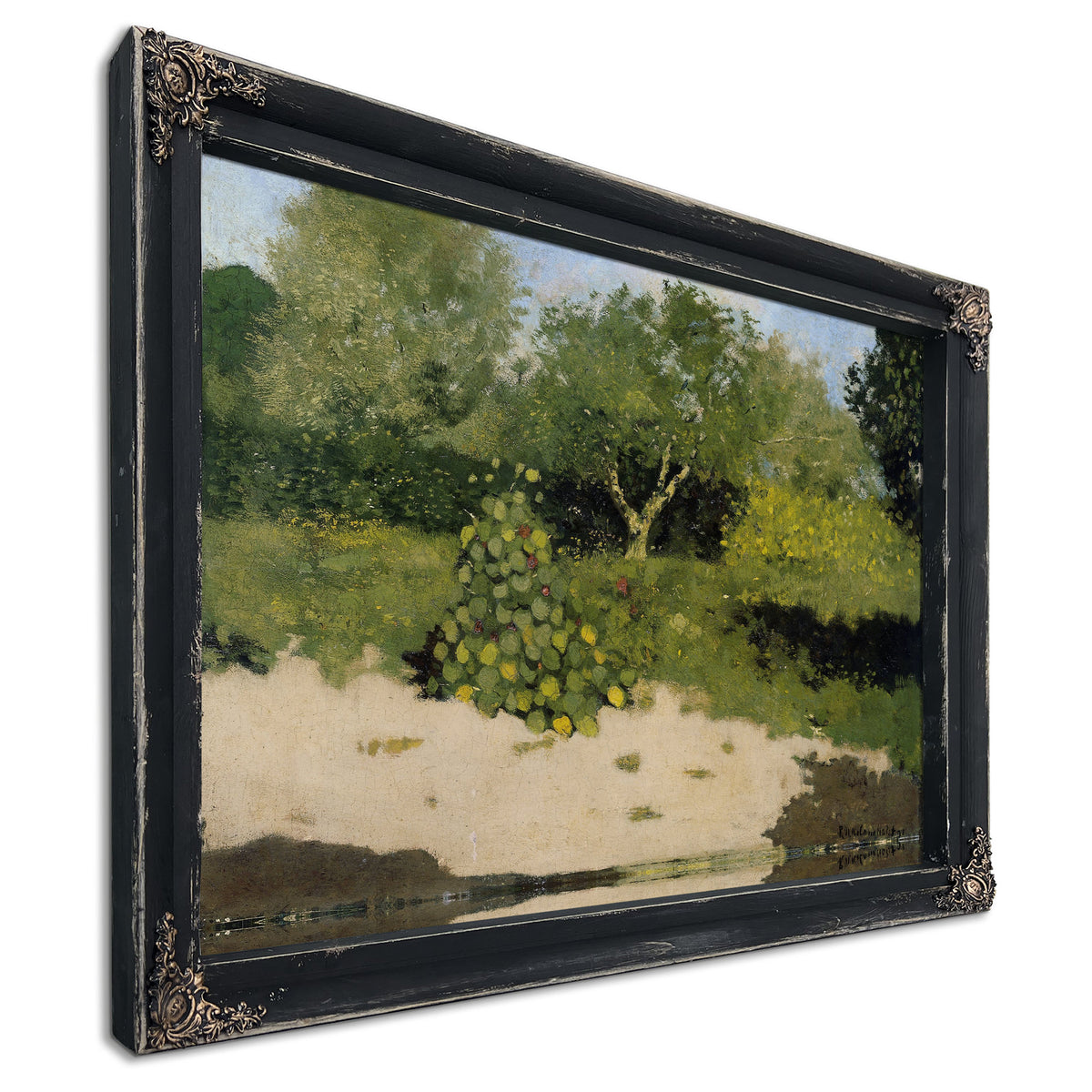 Corner a Garden Nasturtiums By Roland Holst